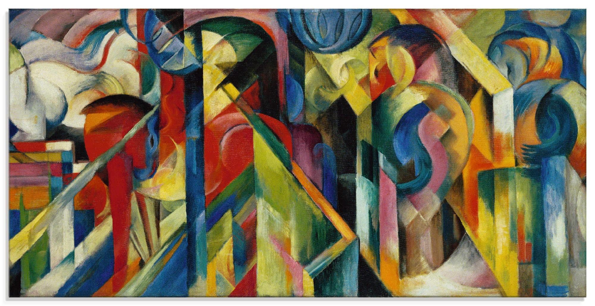 Artland Glasbild "Stallungen. 1913", Muster, (1 St.), in verschiedenen Größen