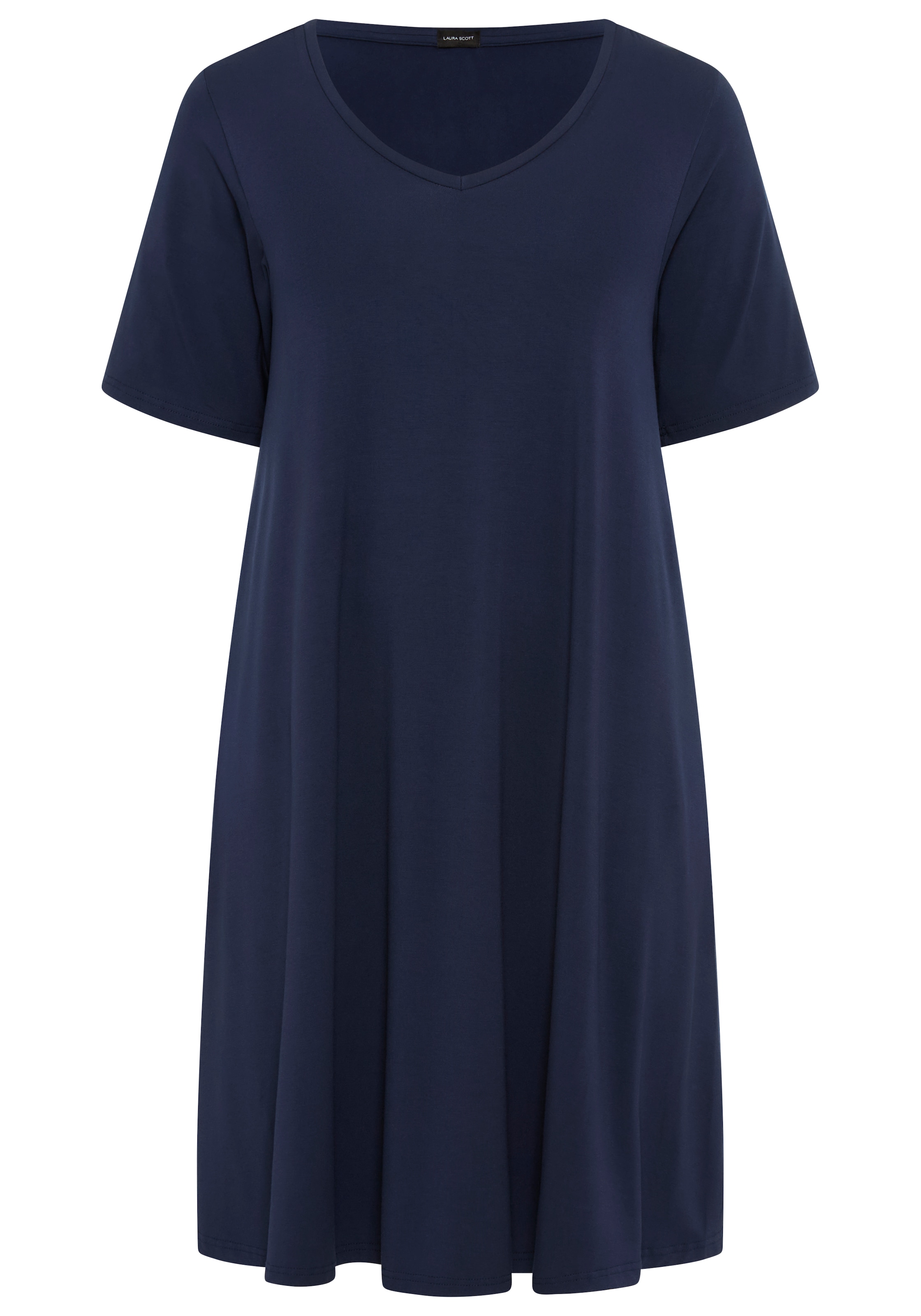 Laura Scott CURVE Jerseykleid, in leicht ausgestellter, fließender Wickelform - GROSSE GRÖSSE