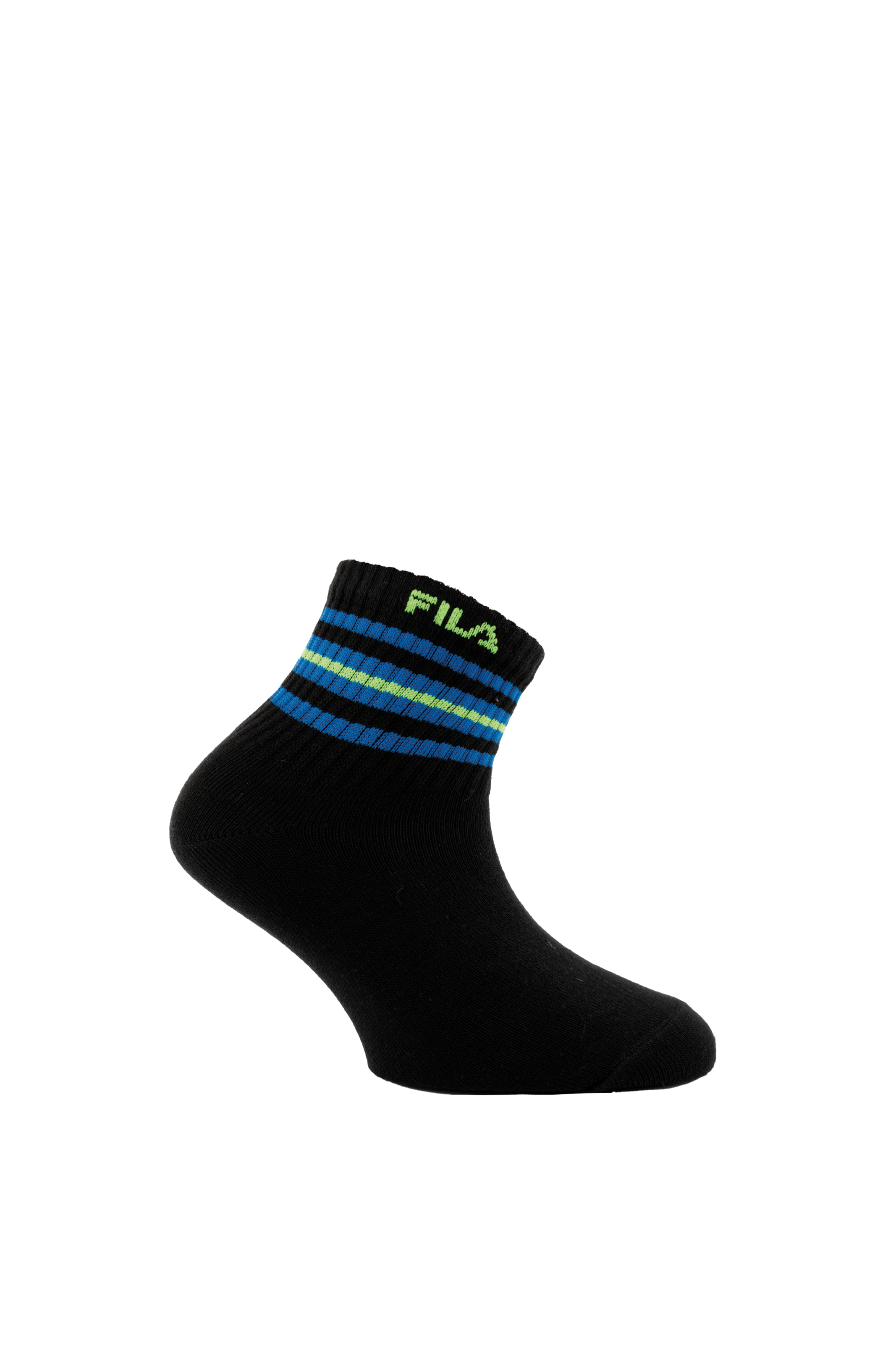 Fila Kurzsocken 6 Paar,  Cotton-Mix, mit Rippenbündchen