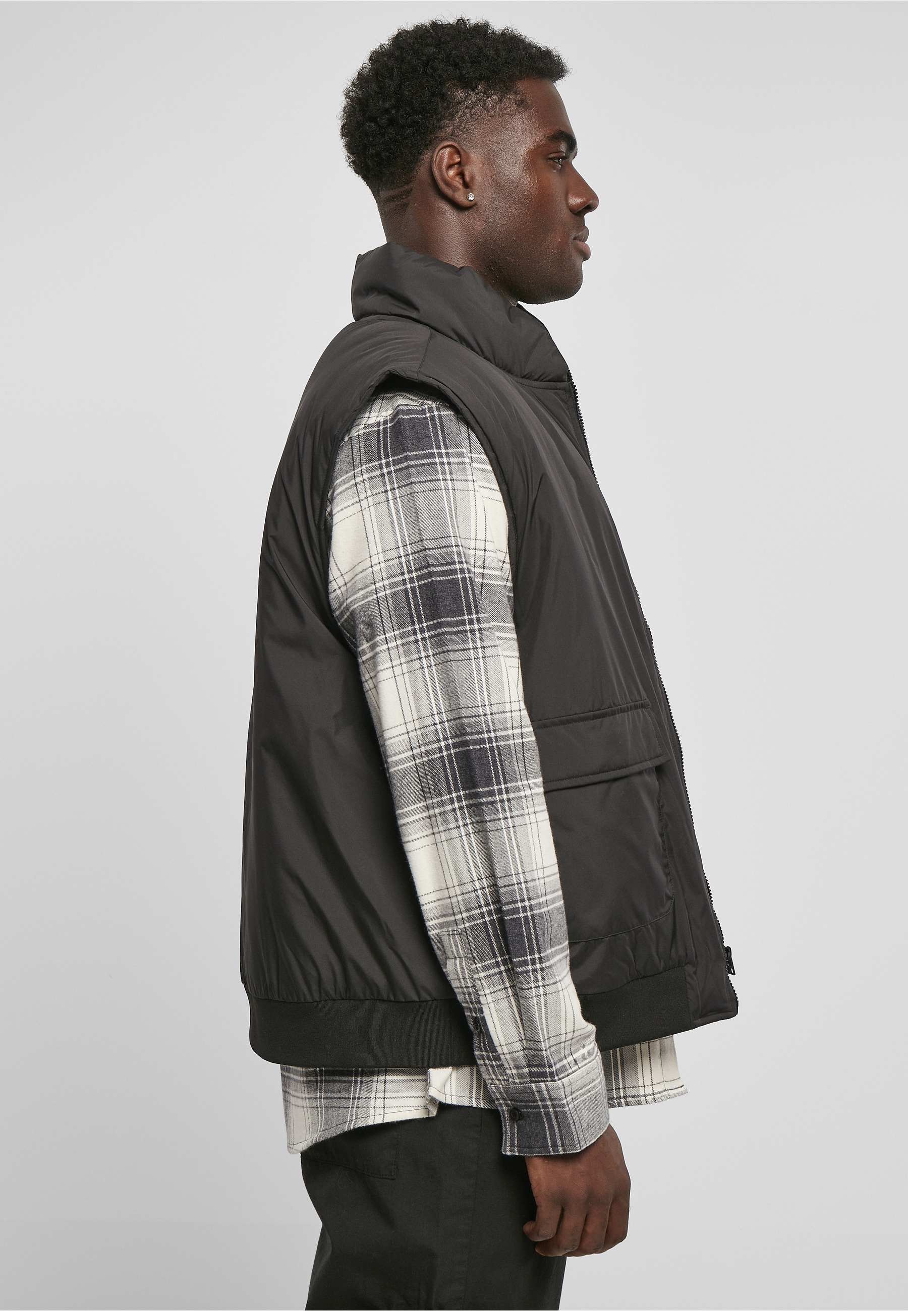 URBAN CLASSICS Jerseyweste »Urban Classics Herren Clean Puffer Vest« 1 Stk.