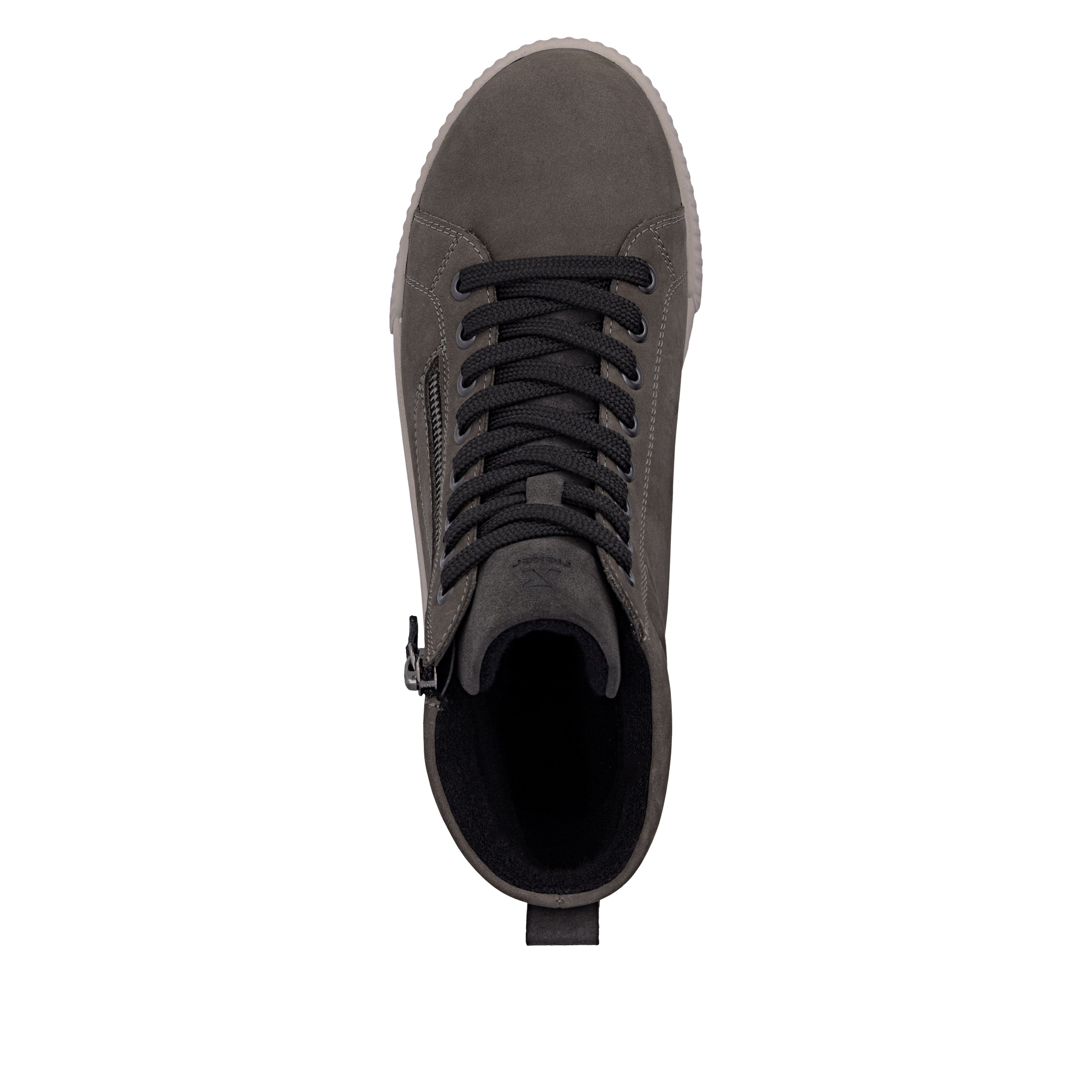 RIEKER Sport Schnürboots  Stiefelette, High Top Sneaker, Freizeitboots mit Reißverschluss