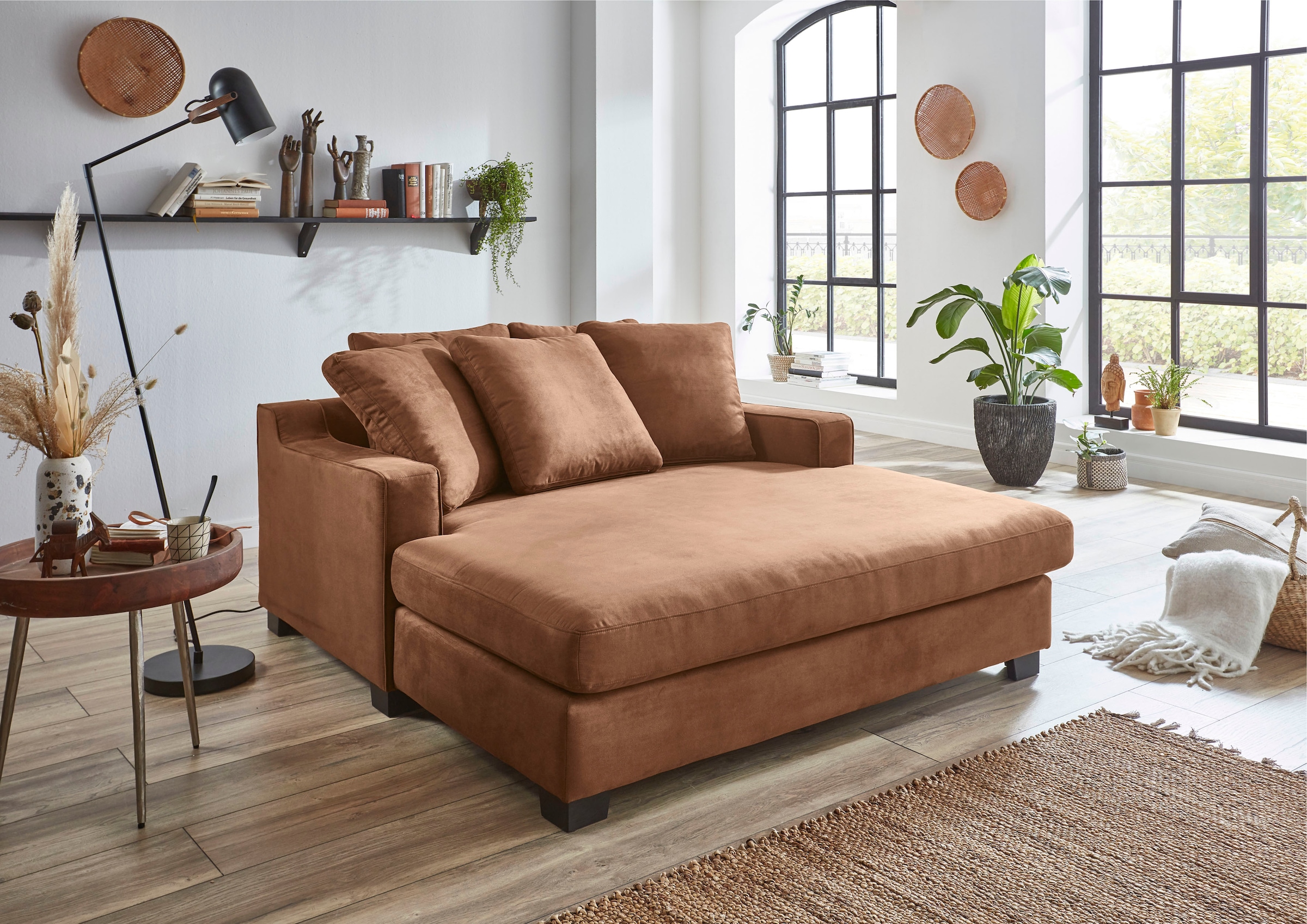 OTTO home Big-Sofa "Nobel" Megasessel, Loveseat, inkl. 5 Rückenkissen, frei im Raum stellbar