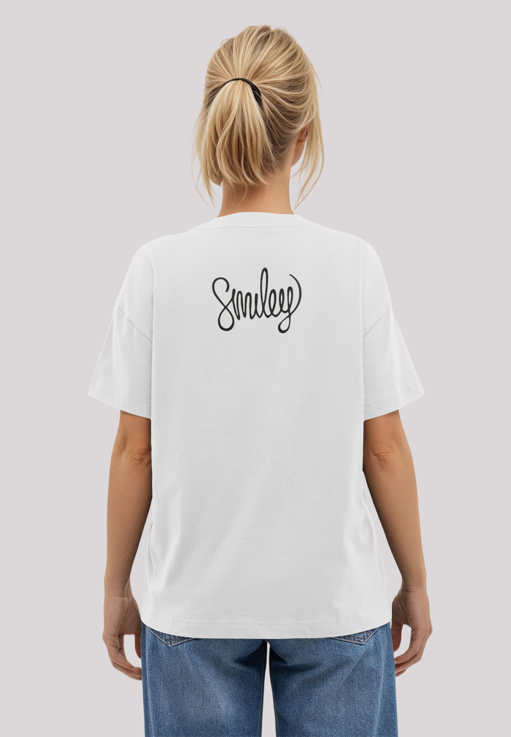 F4NT4STIC T-Shirt »Smiley Dark«, Premium Qualität