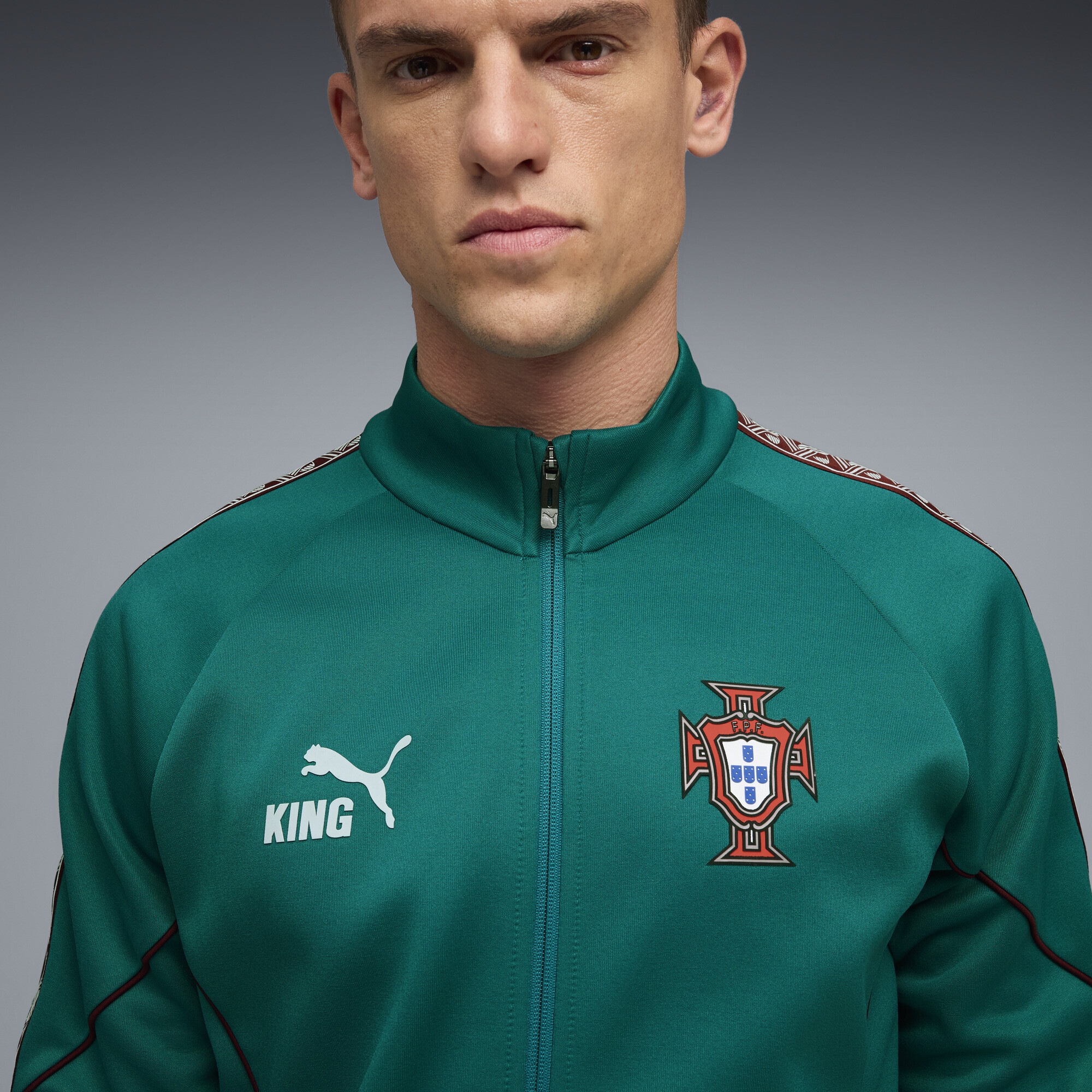 PUMA Sweatjacke »Portugal KING Anthem Jacke Herren«