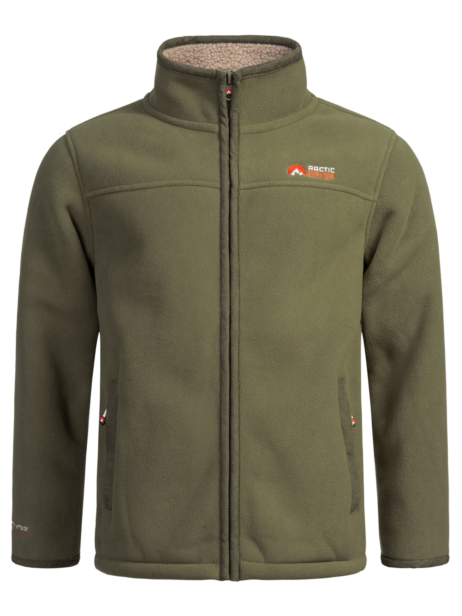 Arctic Seven Fleecejacke »ASZeroo«, mit hoch schließendem Stehkragen