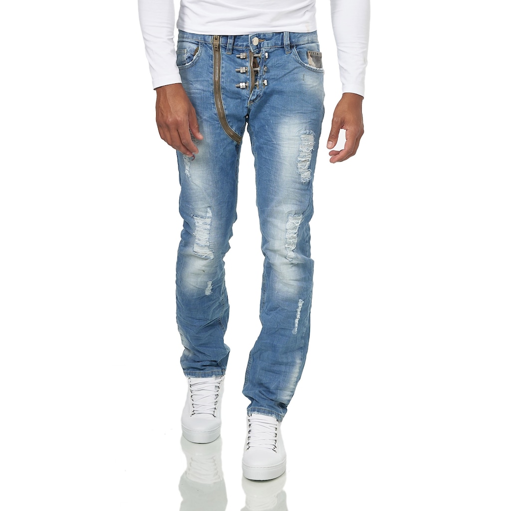 KINGZ Bequeme Jeans