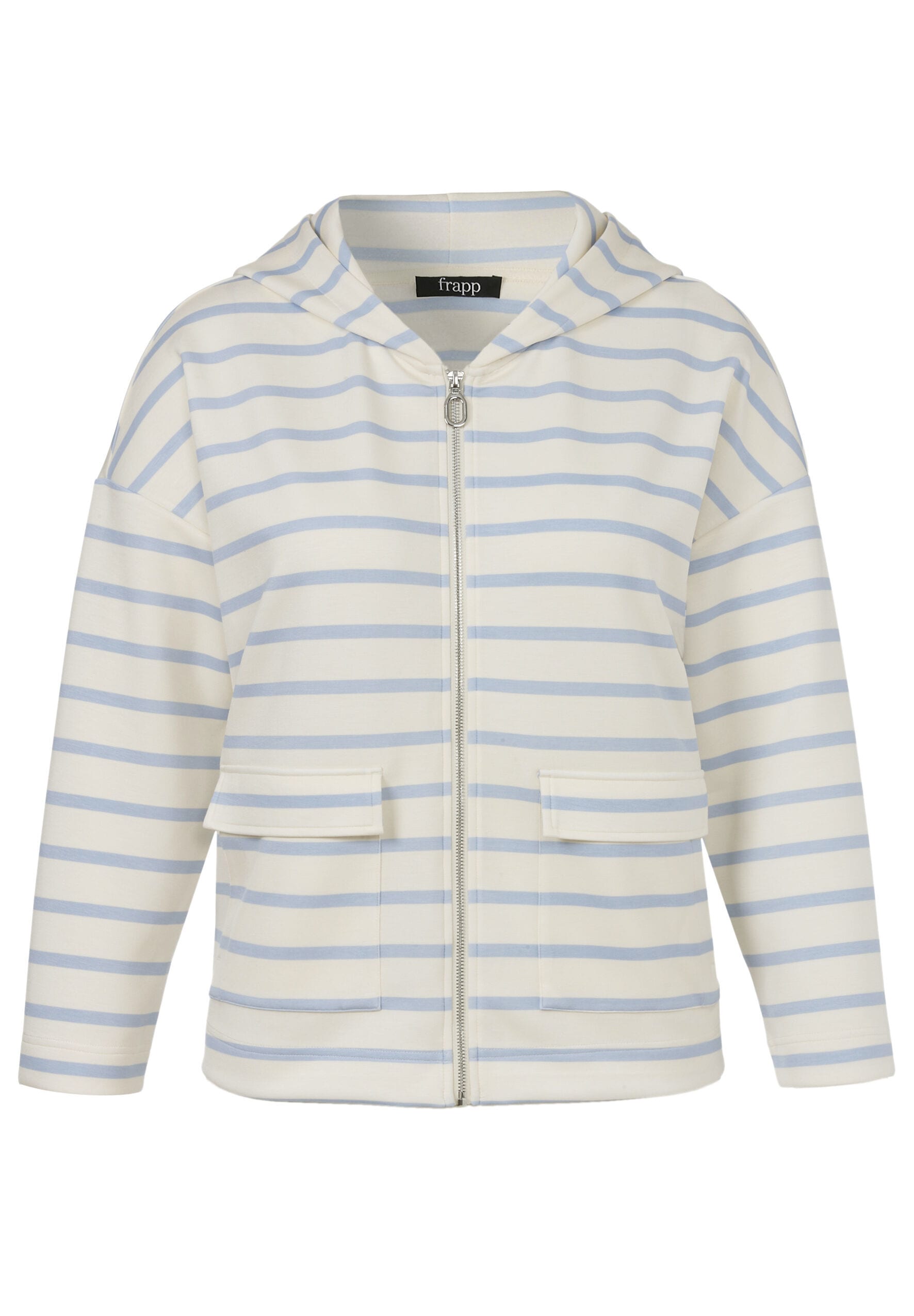 FRAPP Kapuzensweatjacke "FRAPP Jacke" Große Größen