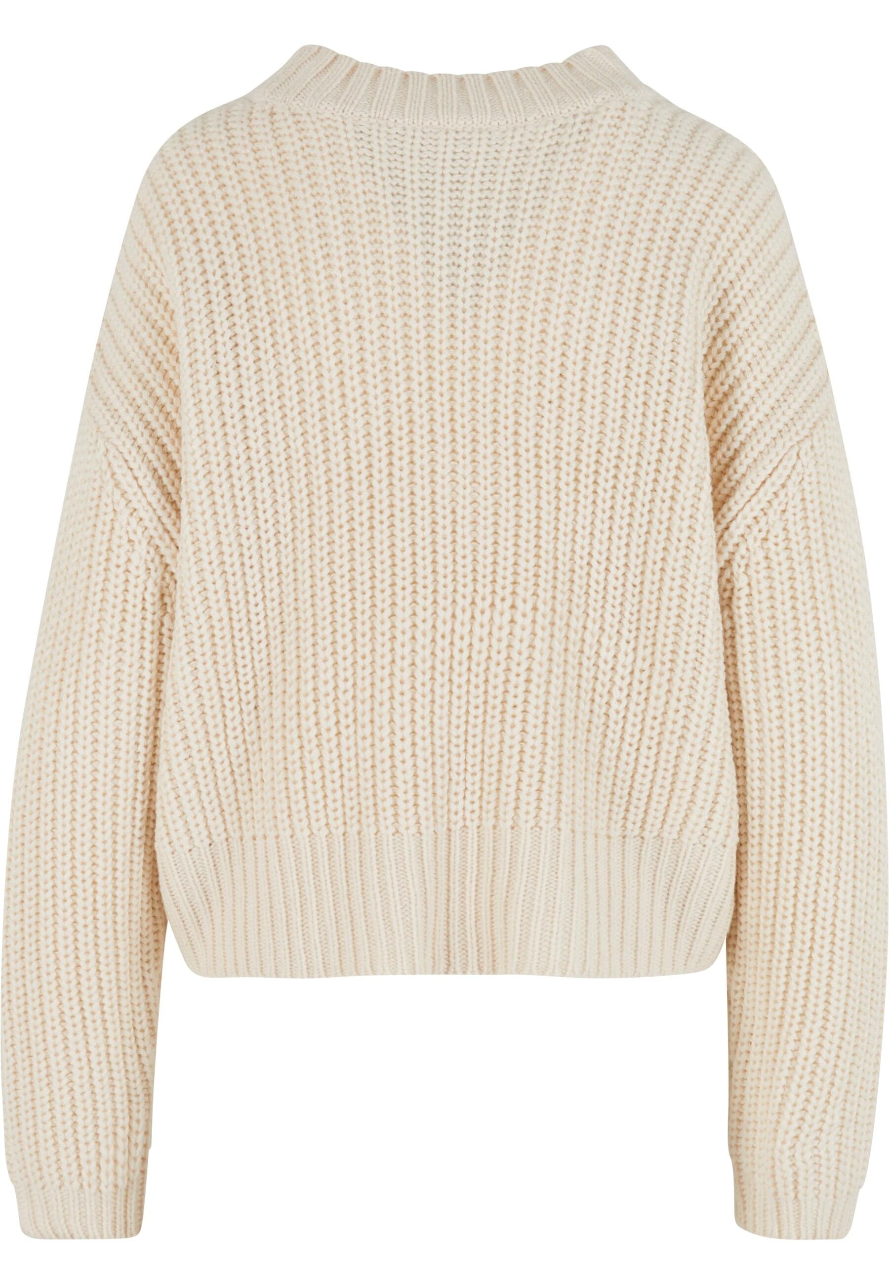 URBAN CLASSICS Rundhalspullover »Urban Classics Ladies Wide Basic Oversized Sweater«, (1 tlg.)