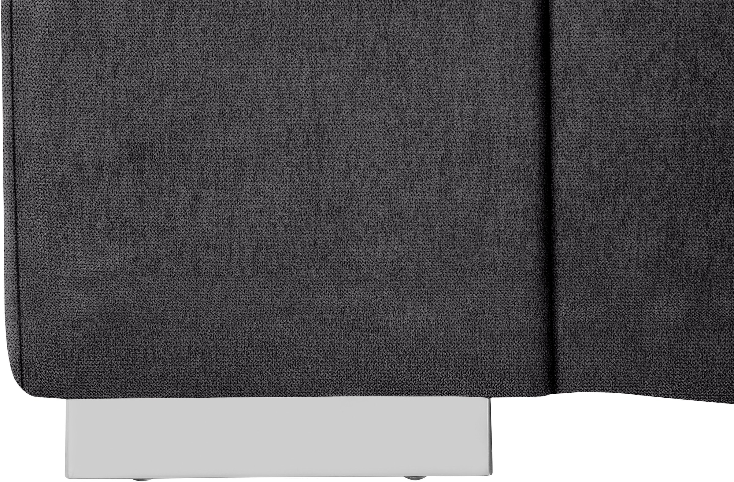 COTTA Ecksofa »Orion L-Form«, mit Kopfteilverstellung & 5 Nierenkissen