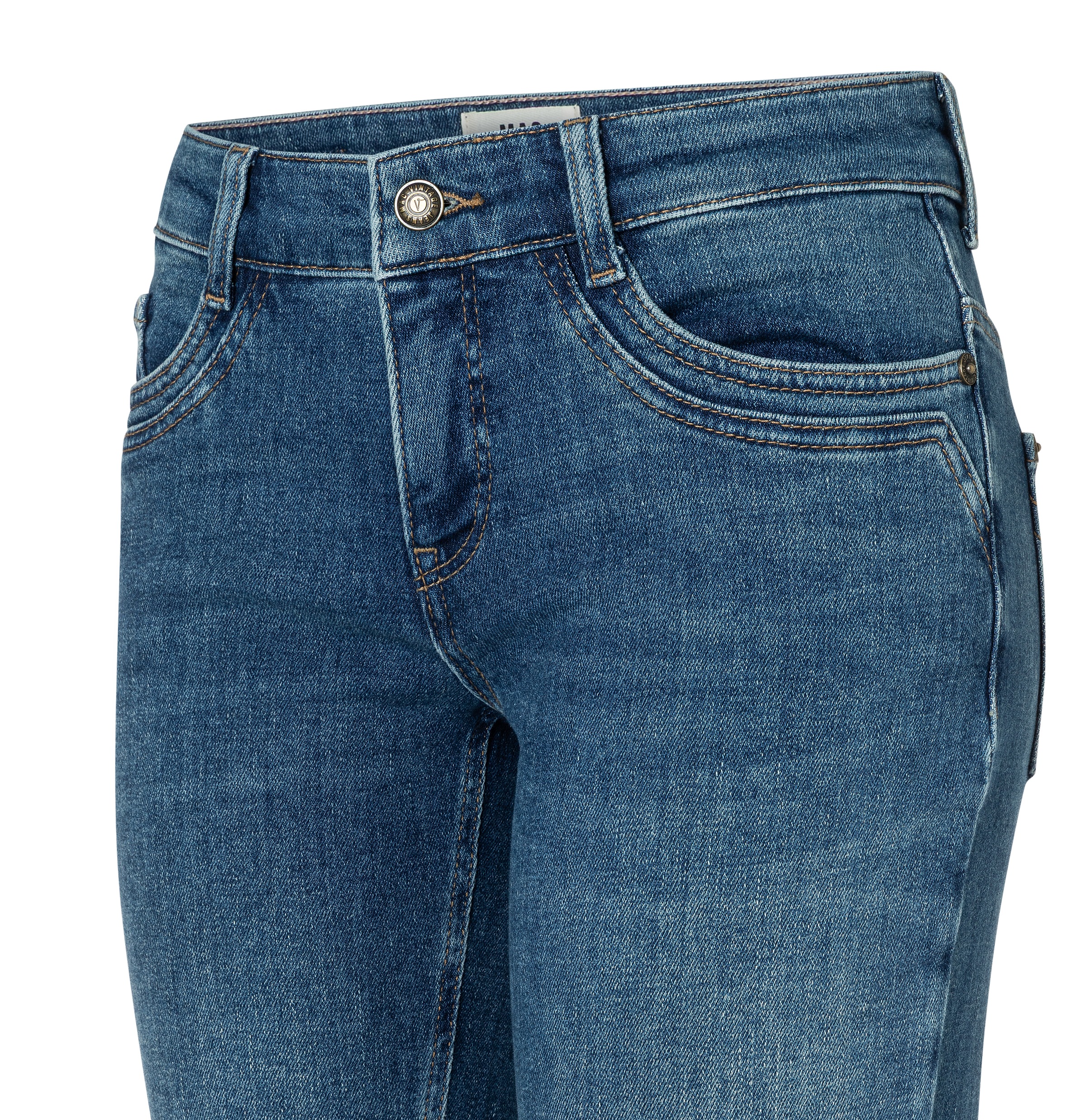 MAC Bootcut-Jeans »DETROIT flared« Aufwendig gearbeitete Details an den Vordertaschen