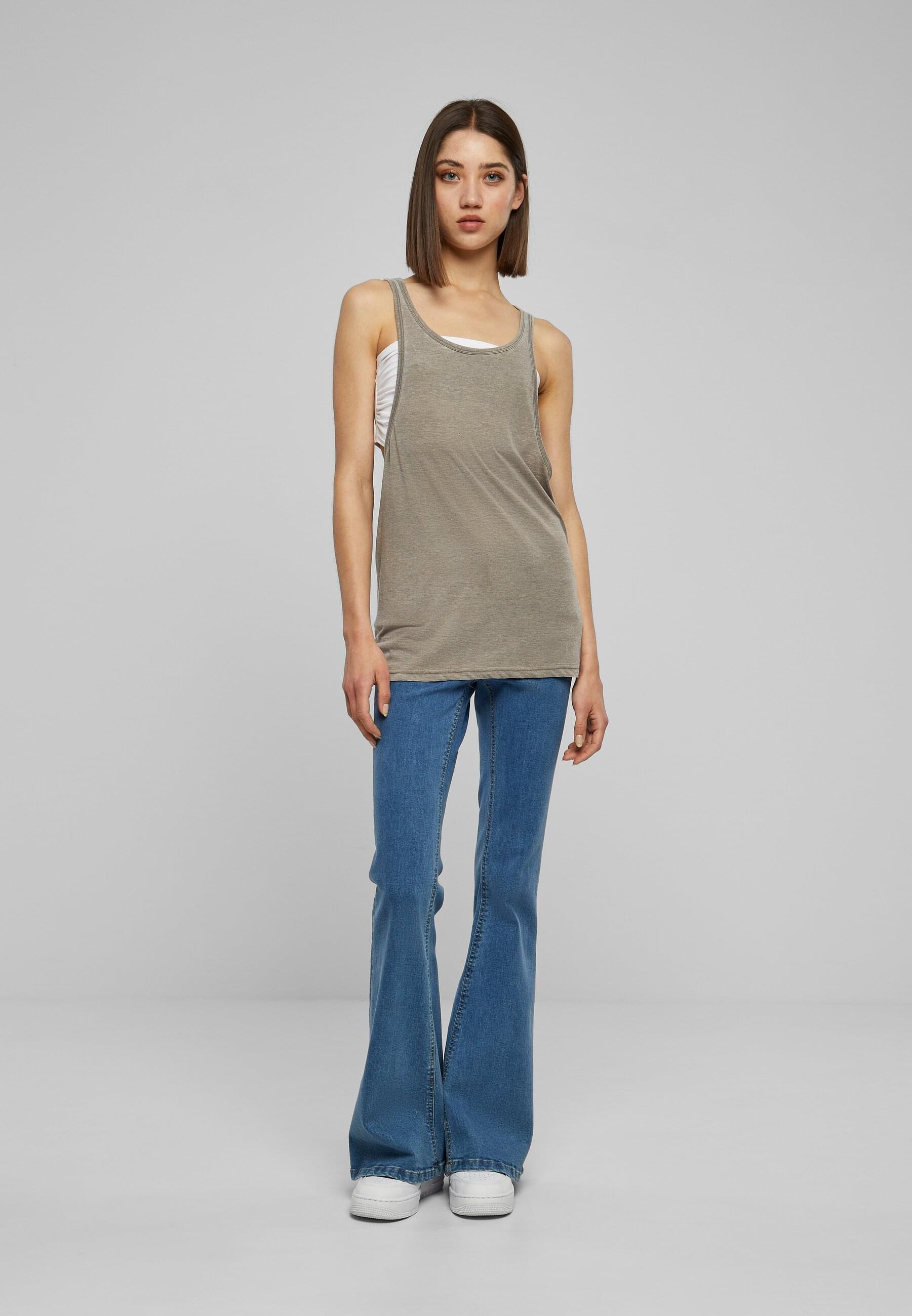 URBAN CLASSICS Muskelshirt »Urban Classics Damen Ladies Loose Burnout Tank«, (1 tlg.)