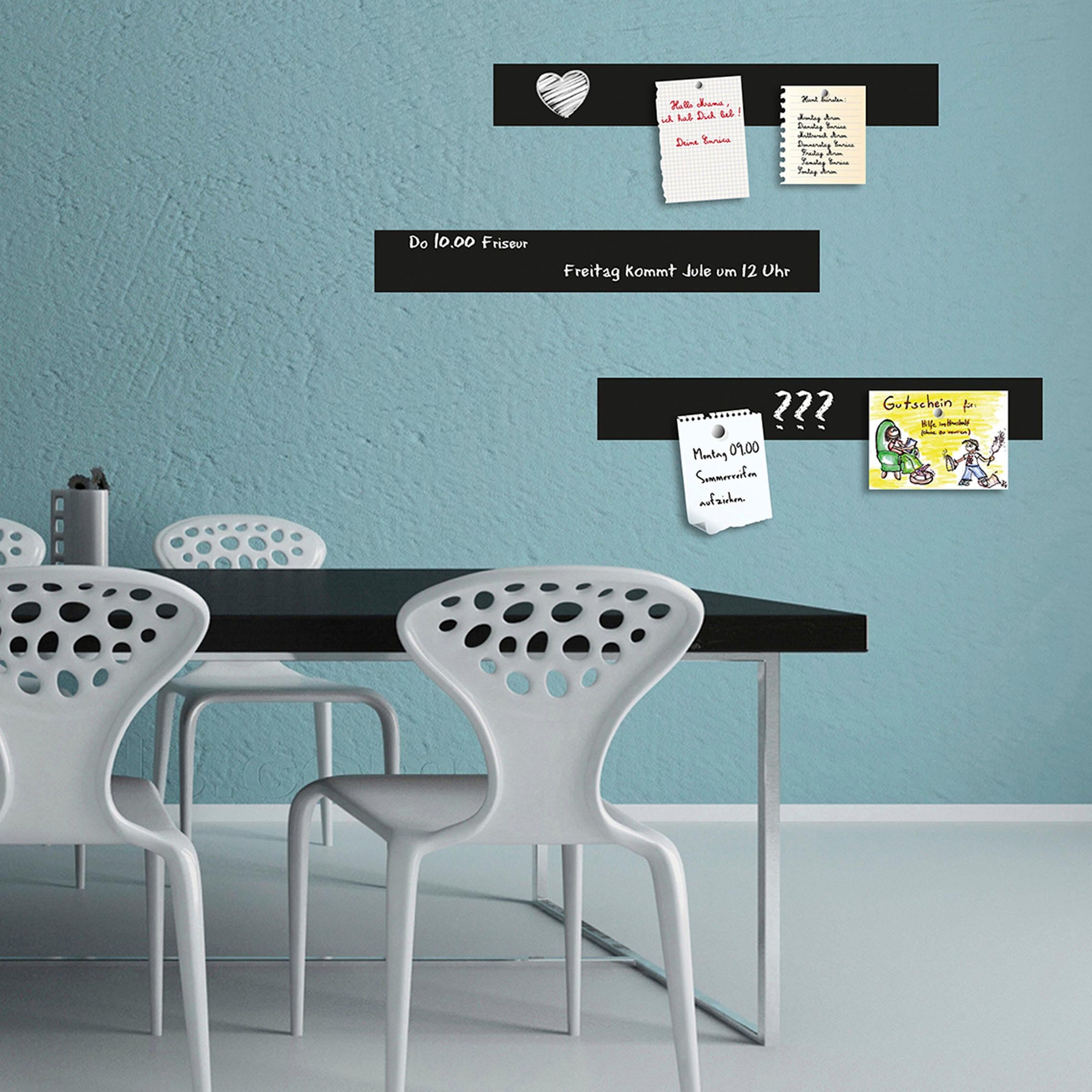 queence Tafelfolie »Magnetisches Memo-Board«, magnetische Tafelfolie, Tafel, selbstklebend, 3er Set