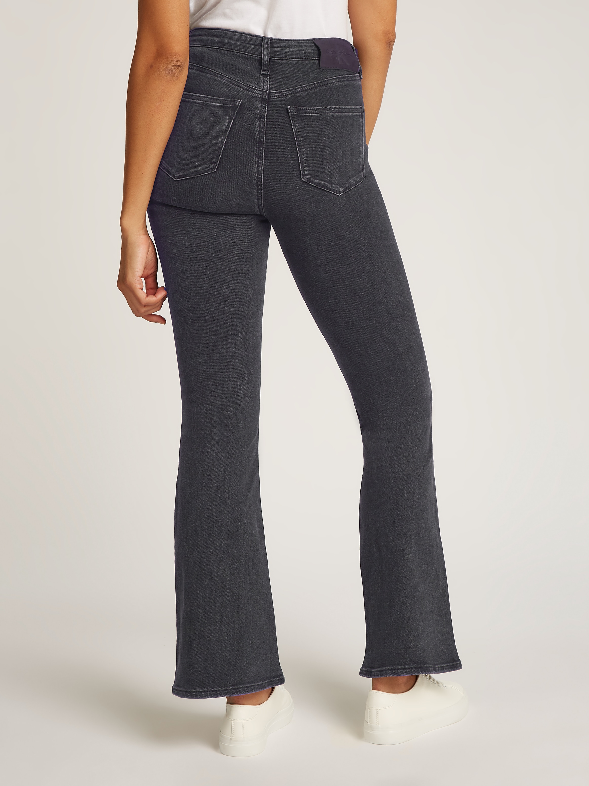 Calvin Klein Jeans Bootcut-Jeans »SKINNY BOOTCUT«, mit Coinpocket, Logodruck