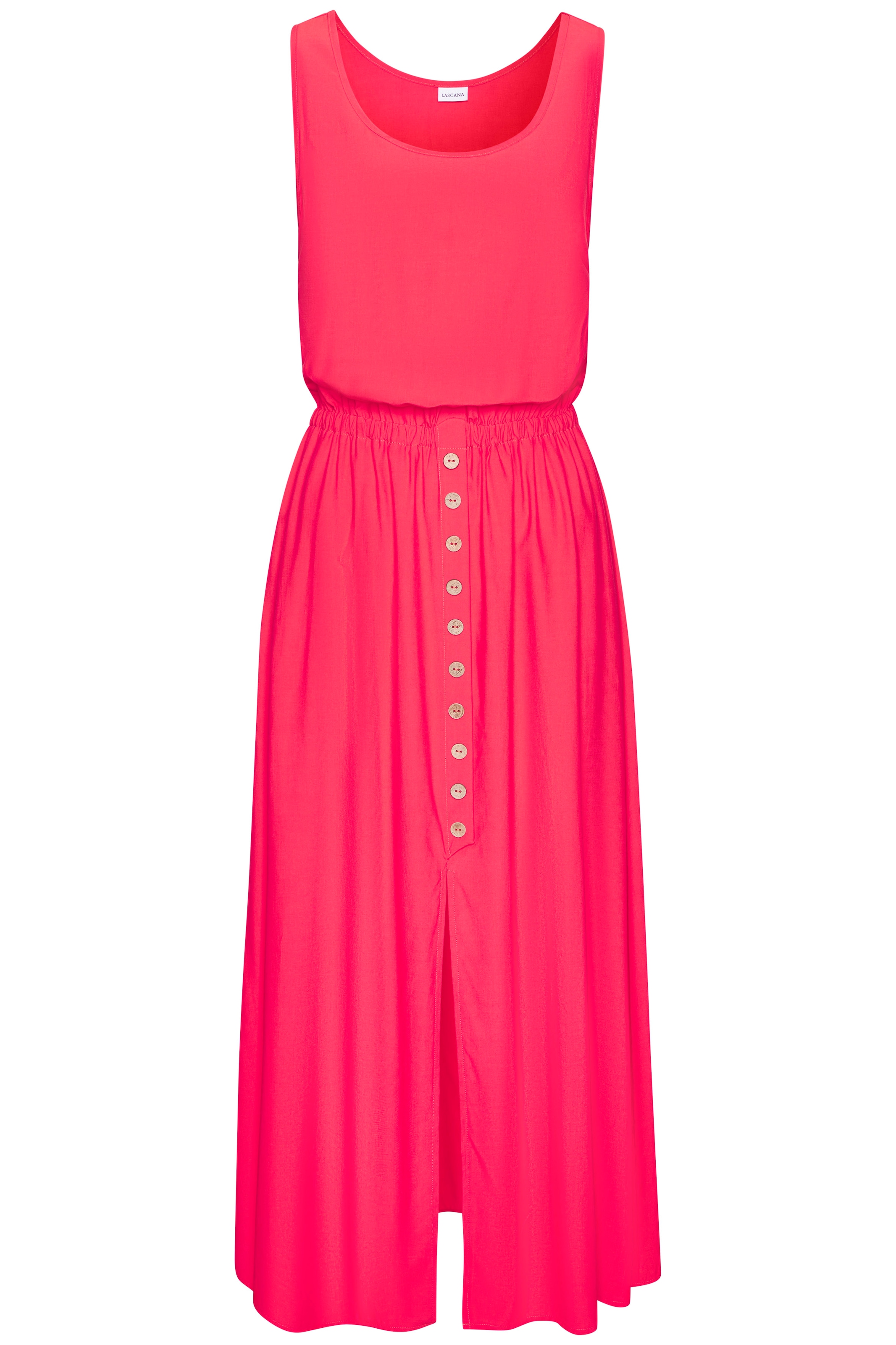 LASCANA Maxikleid mit Zierknöpfen, Sommerkleid, modisch günstig online kaufen