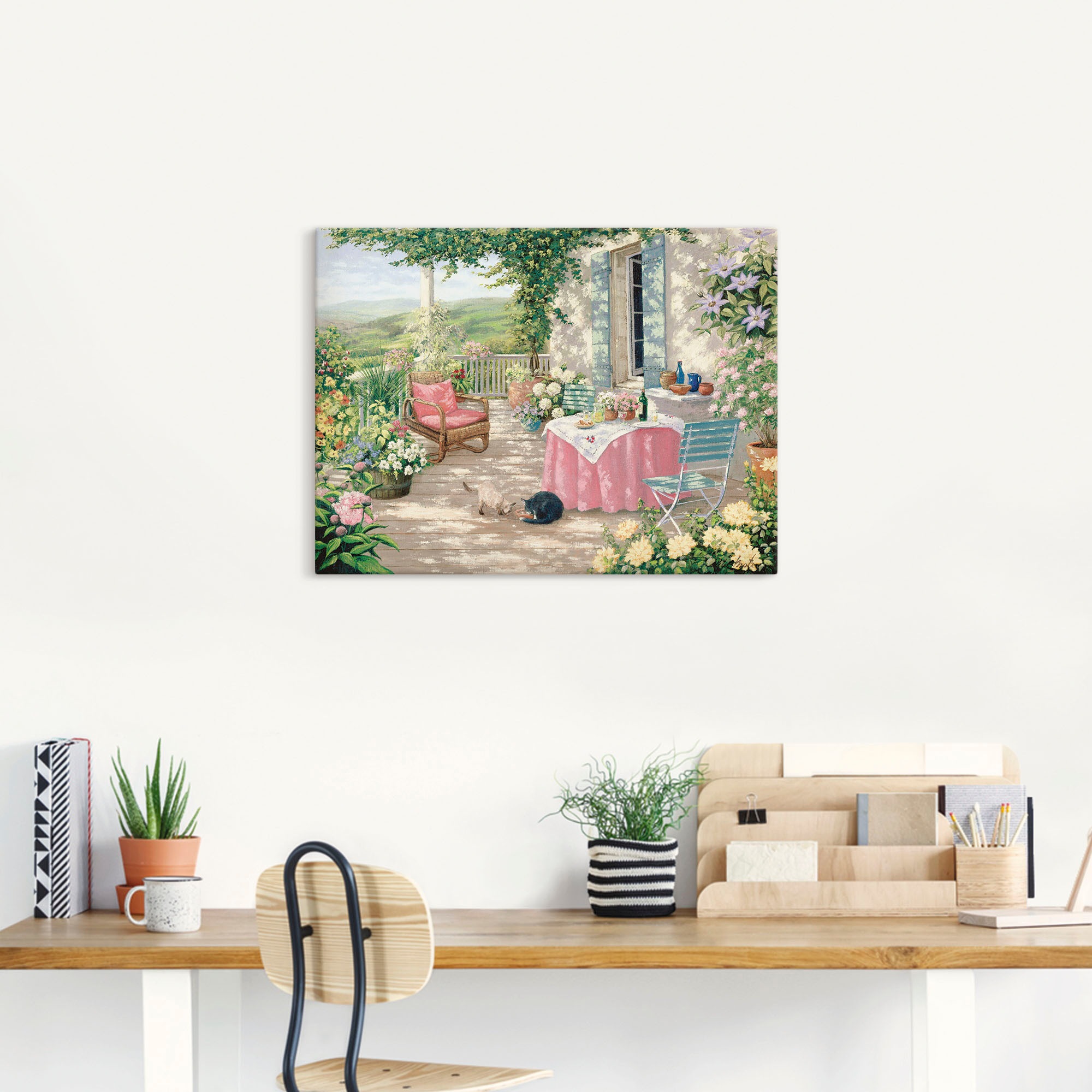 Artland Wandbild "Brunch" Garten 1 Stk. tlg. als Leinwandbild, Poster in ve günstig online kaufen