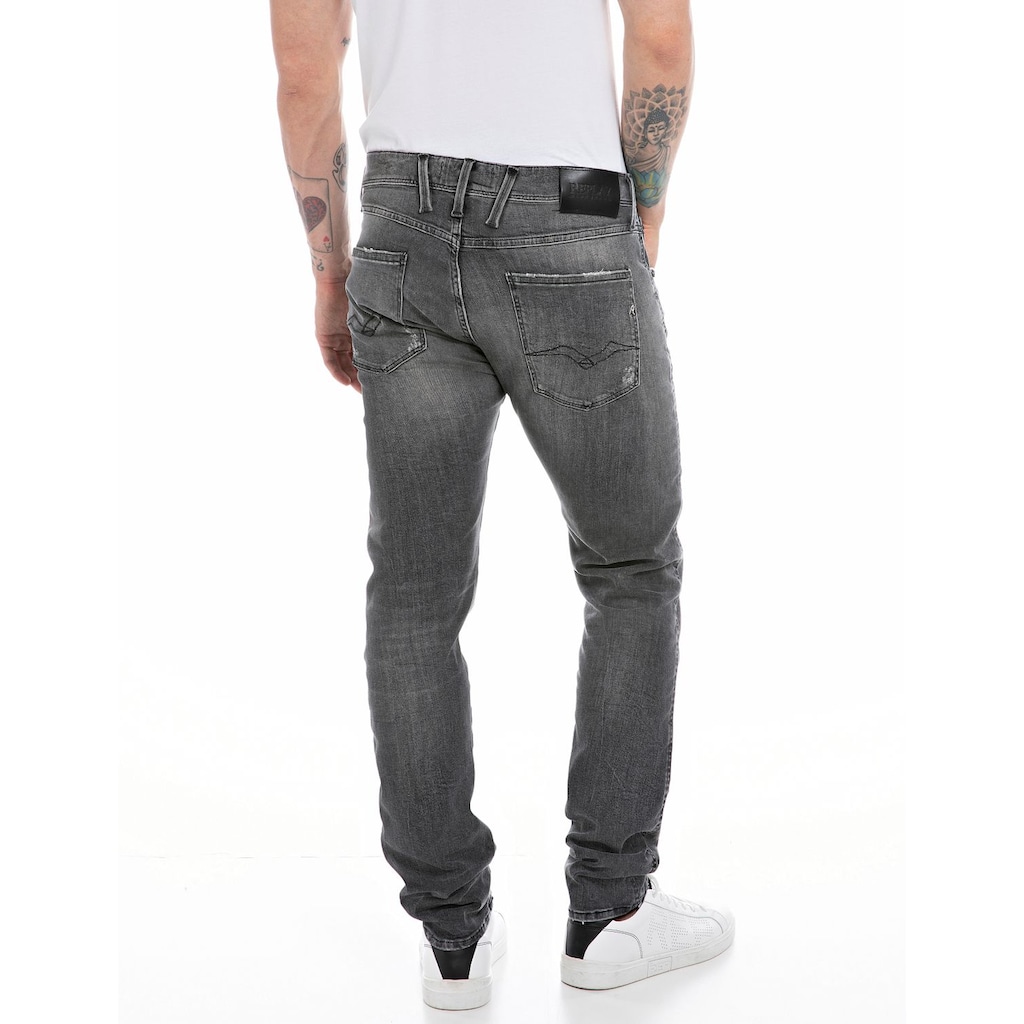 Replay Slim-fit-Jeans »ANBASS HYPERFLEX BIO«