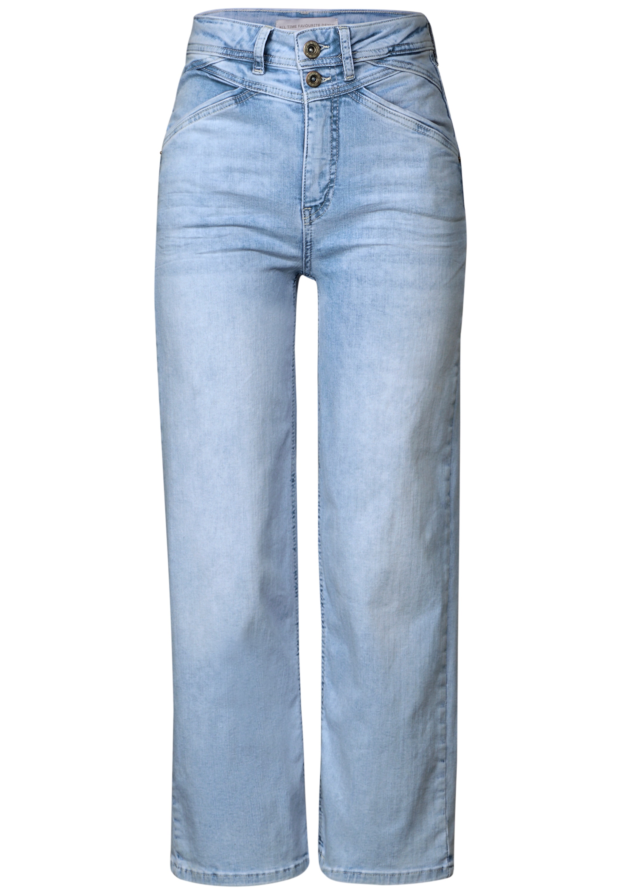 STREET ONE Loose-fit-Jeans, softer Materialmix