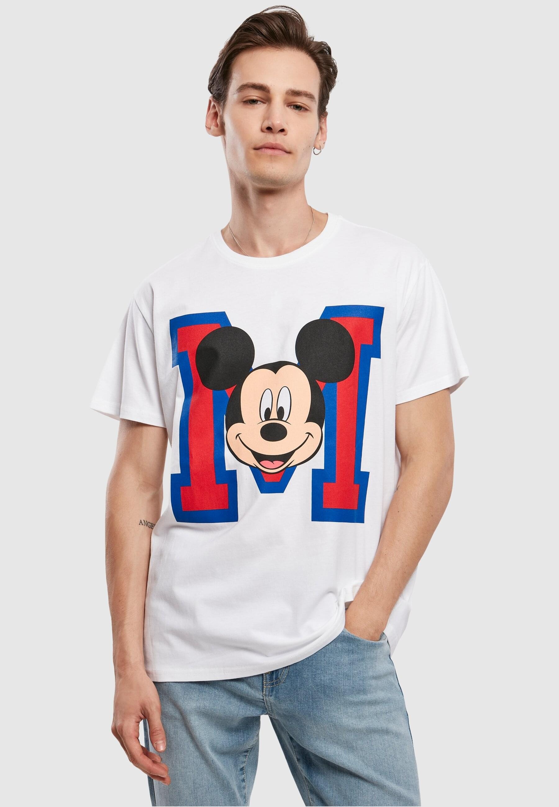 Merchcode T-Shirt »Merchcode Herren Mickey Mouse M Face« 1 Stk. tlg.