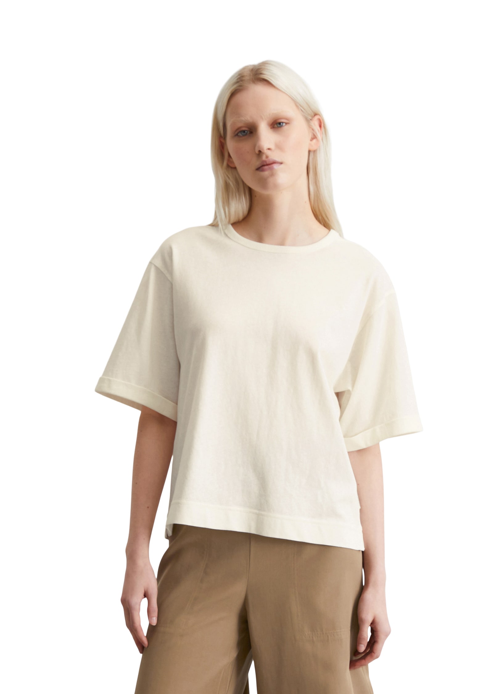 Marc OPolo T-Shirt "aus Organic Cotton-Hanf-Mix" günstig online kaufen