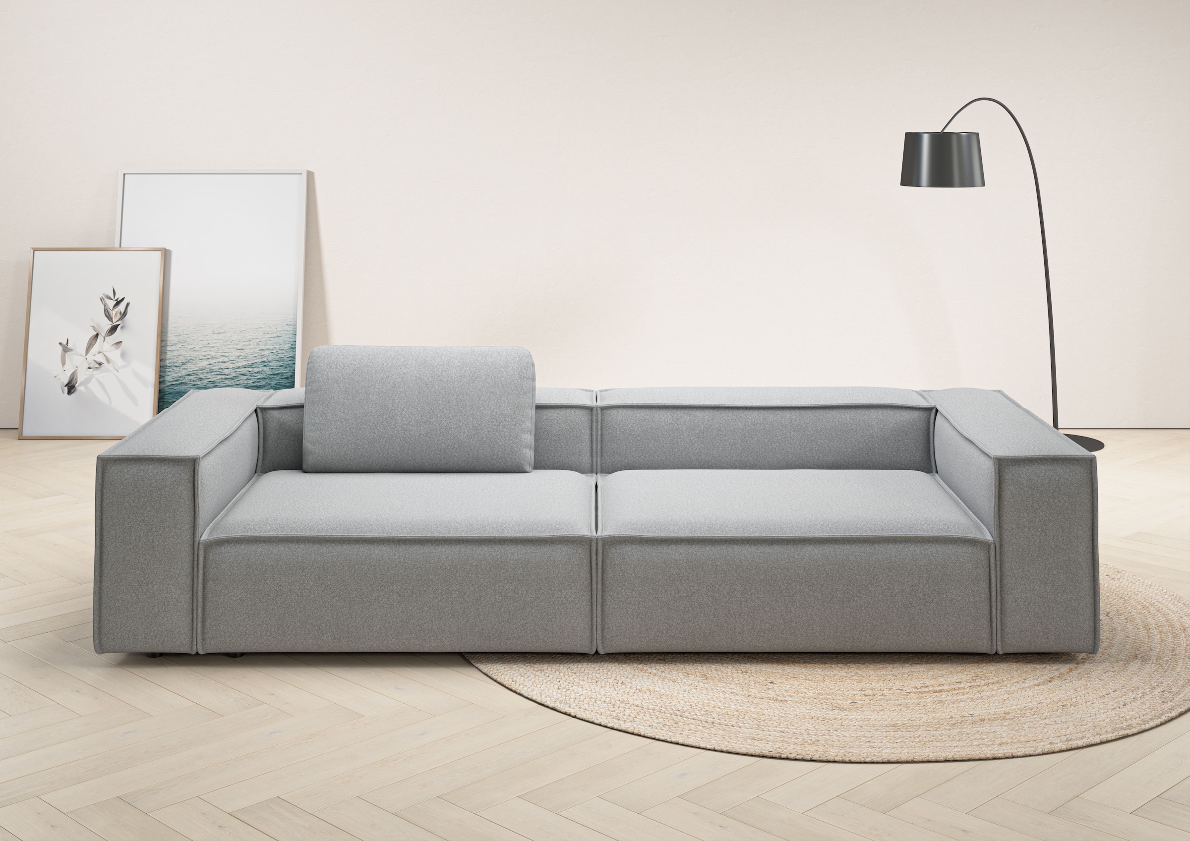 Home affaire 3-Sitzer "Watertown moderner 3-Sitzer" extra breites Sofa mit günstig online kaufen