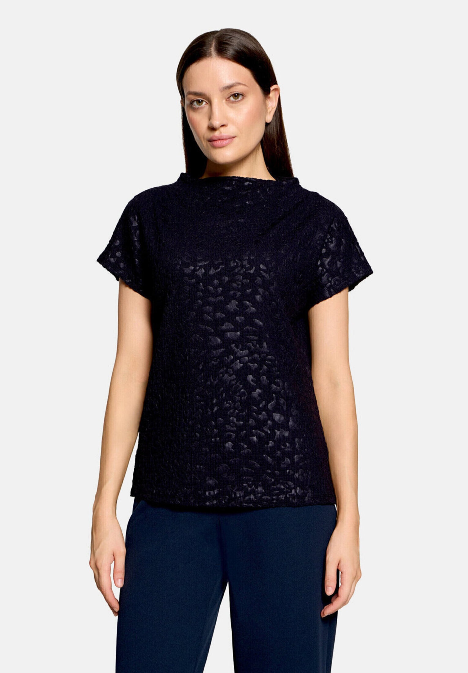 Betty Barclay Kurzarmshirt »Damen mit hohem Kragen« 1