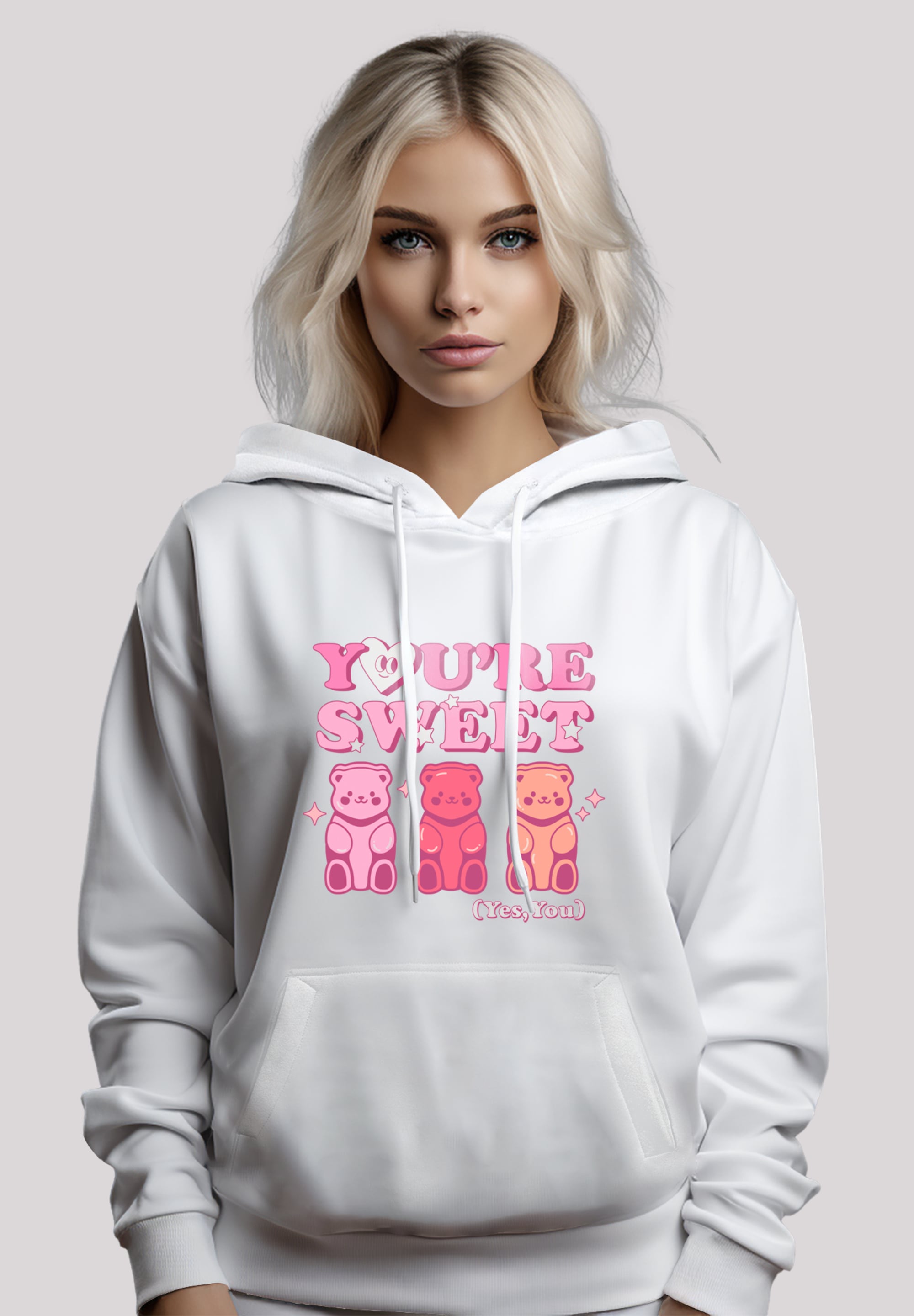 F4NT4STIC Kapuzenpullover "Valentinstag Youre Sweet Gummy Bears", Premium Q günstig online kaufen