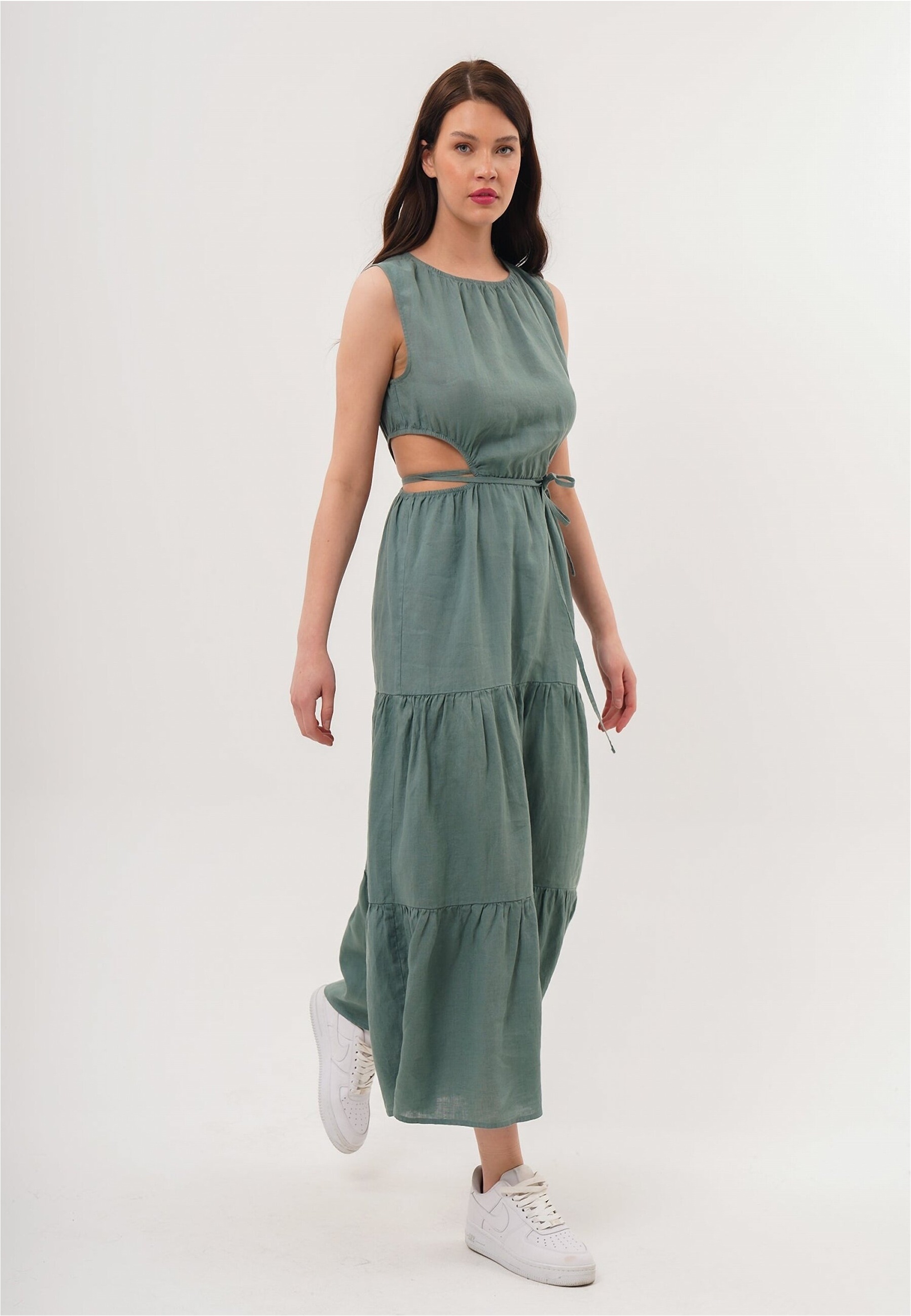 freshlions Jerseykleid "Lilia" 1 Stk. tlg. mit raffinierten Faltendetails günstig online kaufen