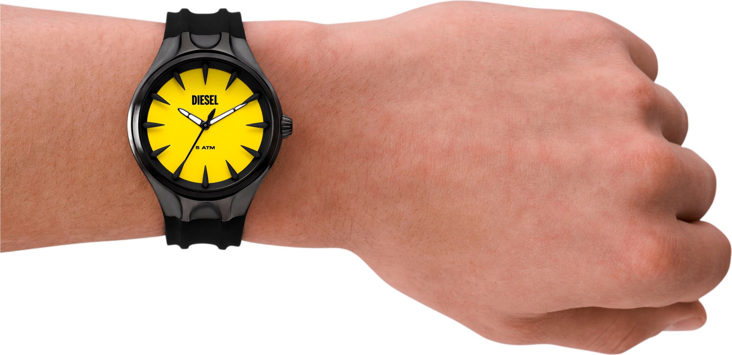 Diesel Quarzuhr »STREAMLINE«, Armbanduhr, Herrenuhr, Silikonarmband