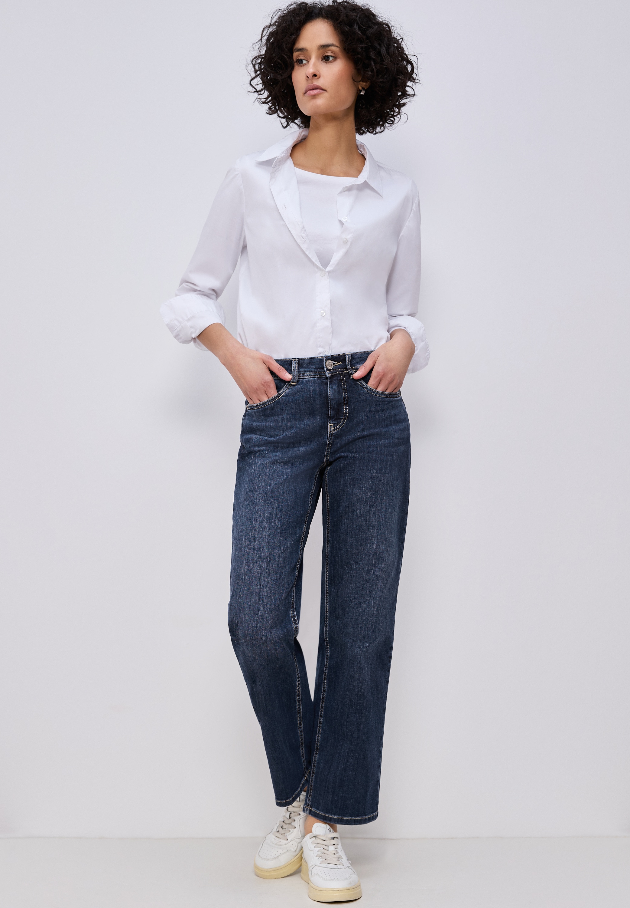 STREET ONE Comfort-fit-Jeans Middle Waist
