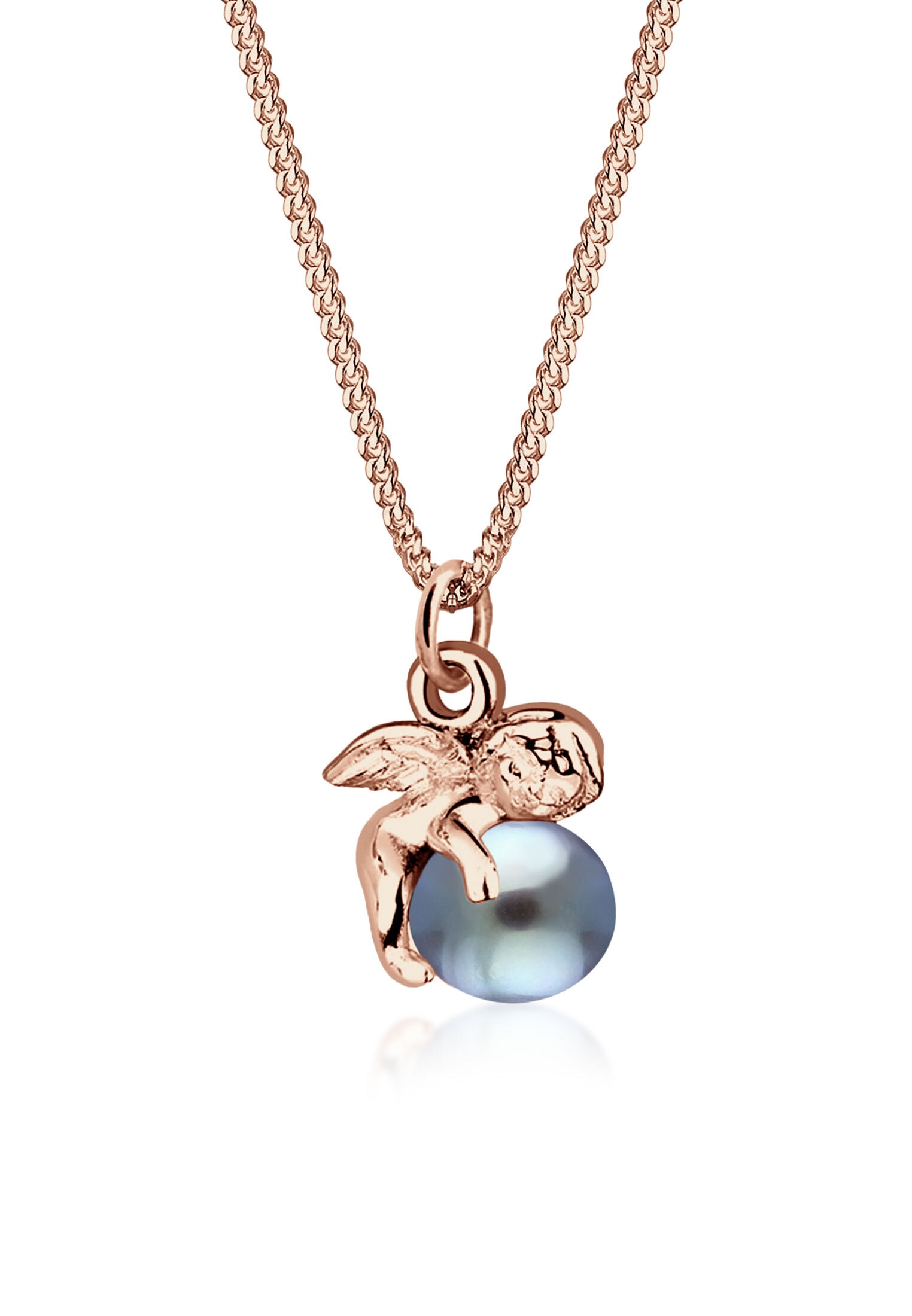 Elli Perlenkette »Engel Süßwasserzuchtperle Sterling Silber«