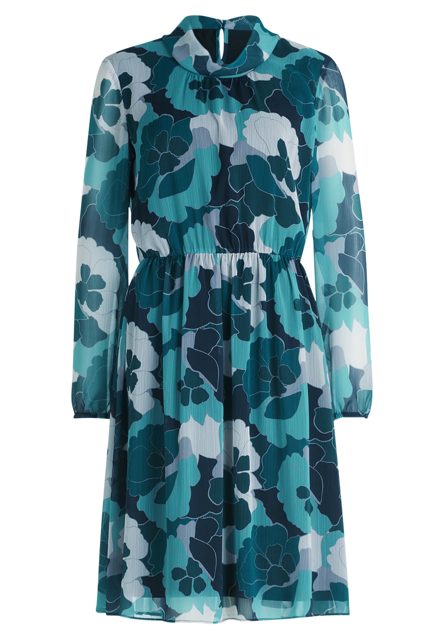 Betty&Co Chiffonkleid »Betty & Co Chiffonkleid langarm«, Druck
