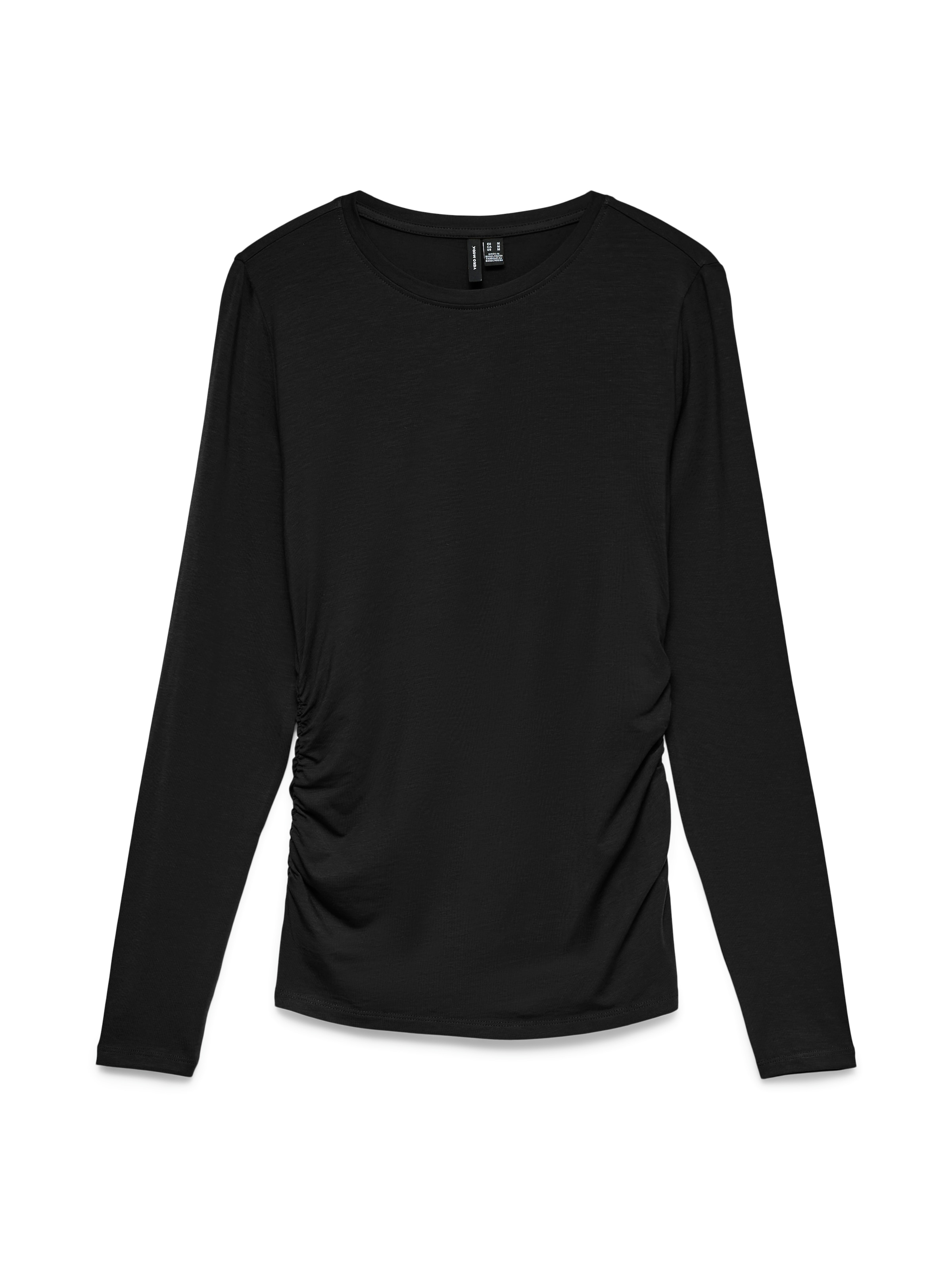 Vero Moda Langarmshirt "VMAVA SARAH LS TOP JRS NOOS" Materialmix, regular fit