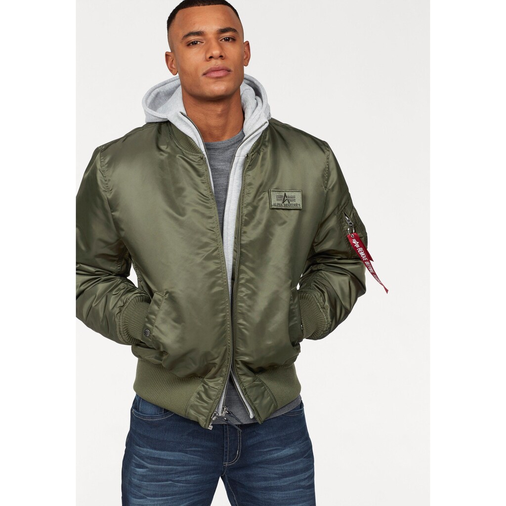 Alpha Industries Bomberjacke »MA-1 D-TEC«, mit Kapuze