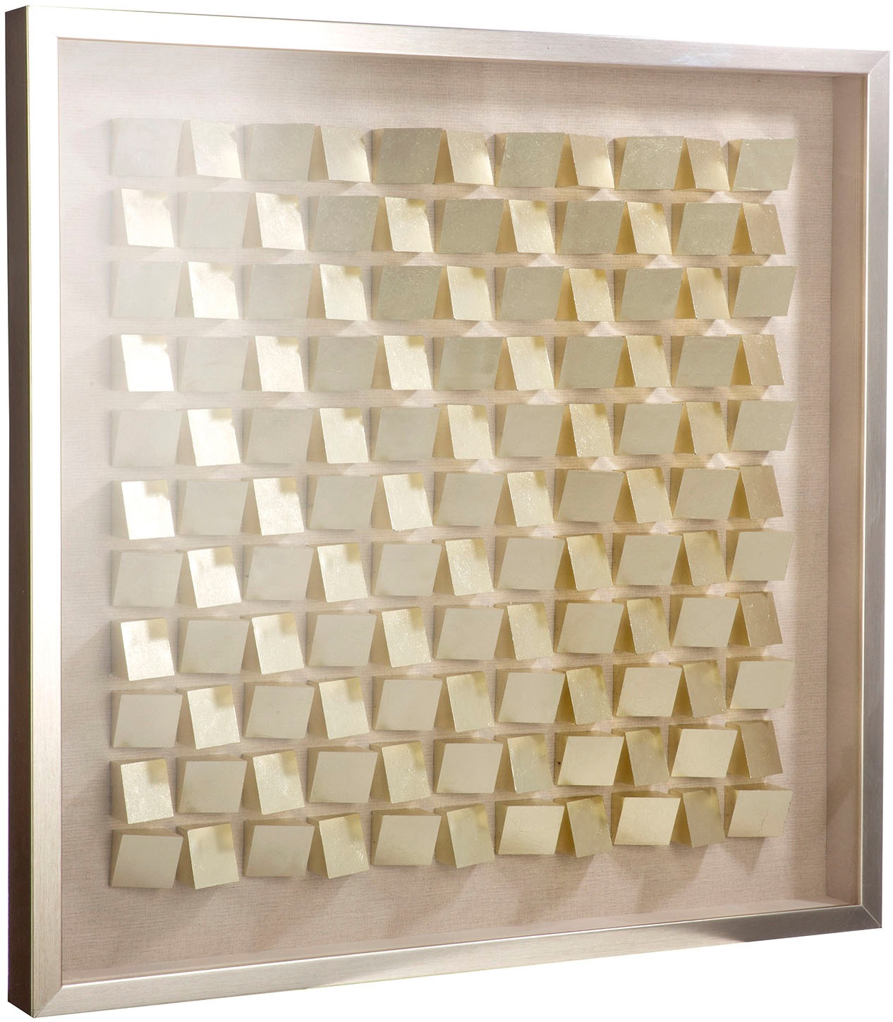 Casablanca by Gilde Bild mit Rahmen »Bild quadratisch Rise champagnerfarben H. 70 cm« 1 Stk. tlg.