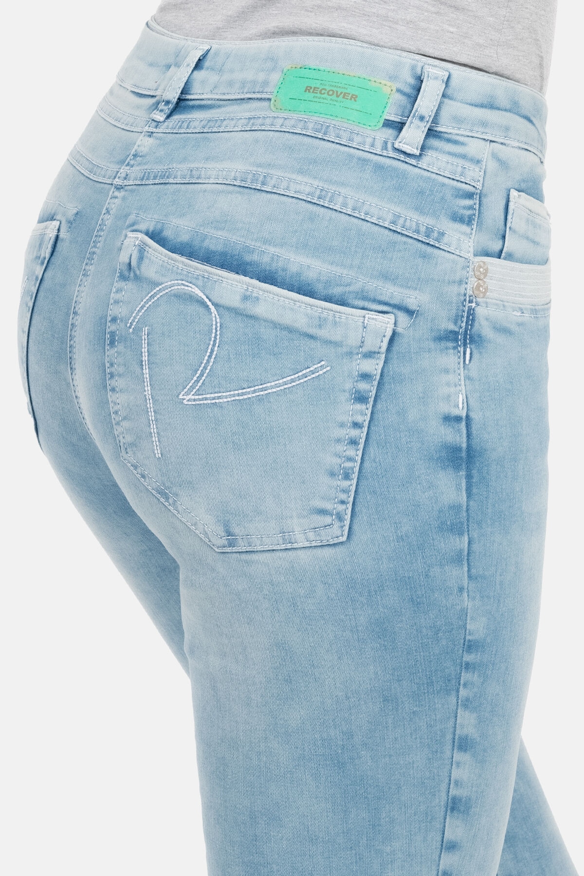 Recover Pants 5-Pocket-Jeans »ALARA NEU«, mit Stickereien