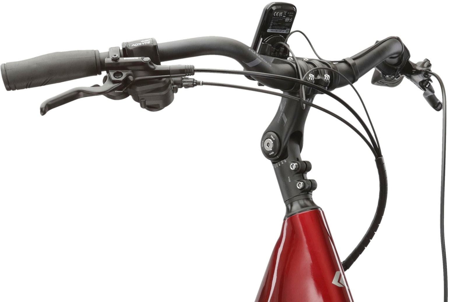 Kross E-Bike »E-Trekkingrad Trans Hybrid LS 3.0 28 Zoll rot«, 8 Gang, Shimano, Acera T3000, Mittelmotor 250 W