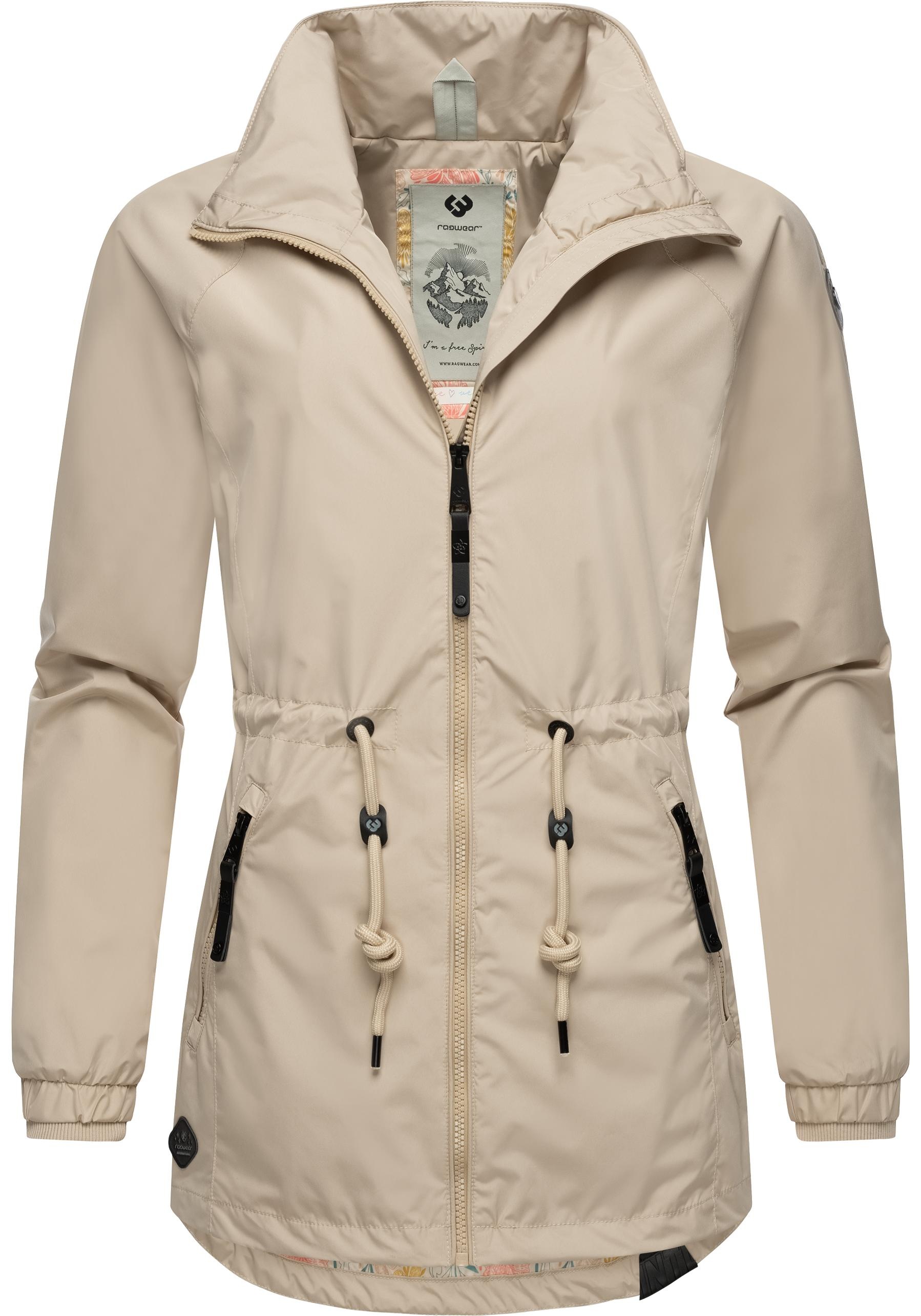 Outdoorjacke RAGWEAR "Tacy", Damen, Gr. XXXL(46), beige (sand), Obermaterial: 100% Polyester; Innenfutter: 100% Polyester, tailliert hüftbedeckend, hoch geschlossener Ausschnitt, Ärmel ohne Ärmelschlitz normaler Saum mit Gummizug, Jacken Outdoorjacke, was 3