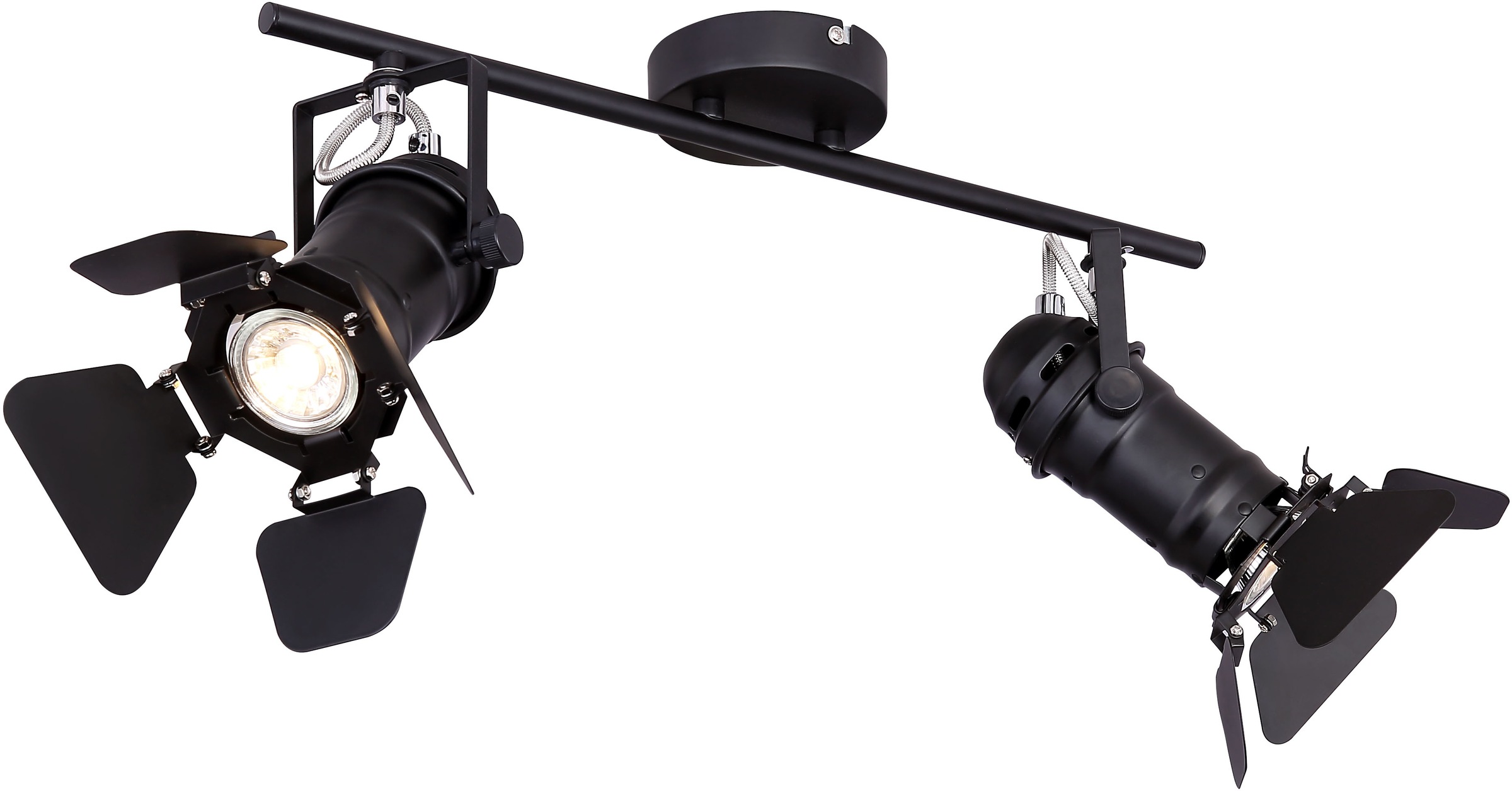 GLOBO LIGHTING Deckenstrahler »EGON«, Leuchtmittel GU10 | ohne Leuchtmittel, Spot/beweglich/Film/bewegliche Klappen/LxBxH: 540x180x265mm
