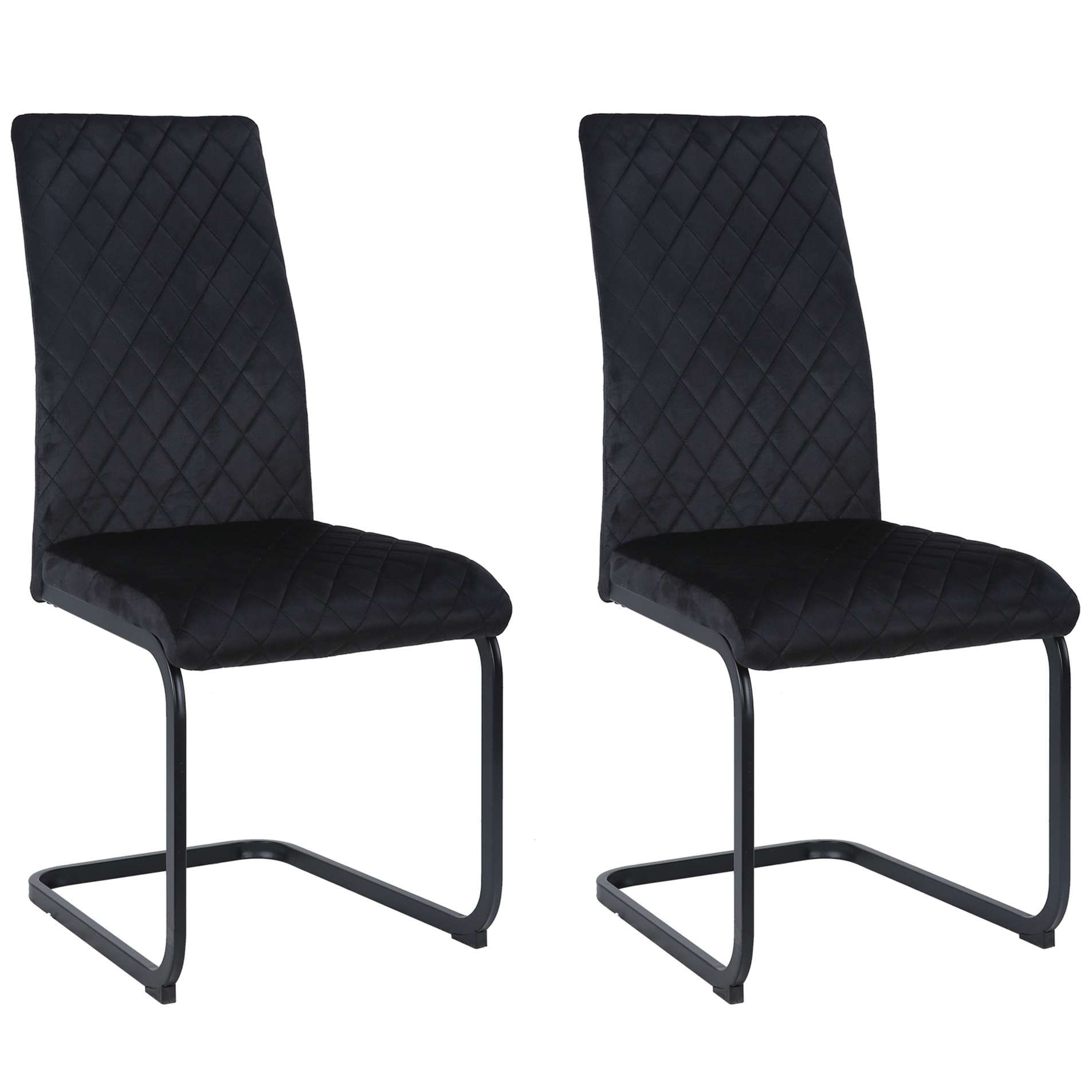 OTTO home Esszimmerstuhl "Valbourg", 2 St., Freischwinger, gepolsterte Rück günstig online kaufen