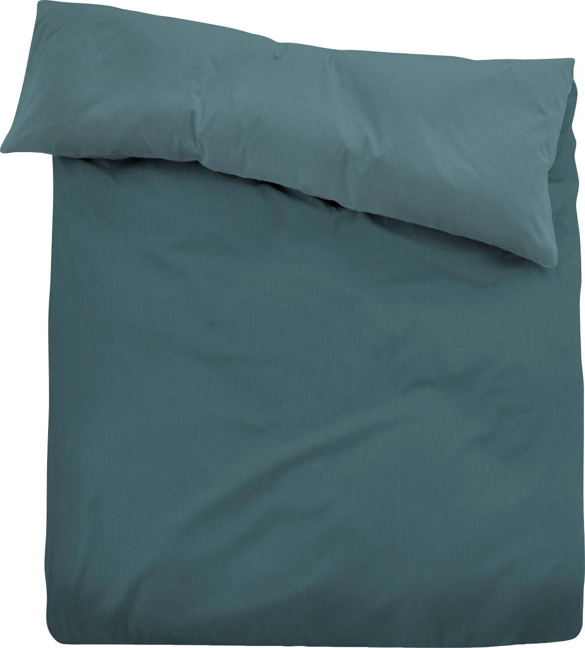 TOM TAILOR Wendebettwäsche »Lisa«, zarte Streifen in Uni-Optik, feiner Glanz, aus 100% Baumwolle, in Mako Satin Qualität, Bett- und Kopfkissenbezug mit Reißverschluss, pflegeleicht, easy care Ausrüstung, STANDARD 100 by OEKO-TEX® zertifiziert