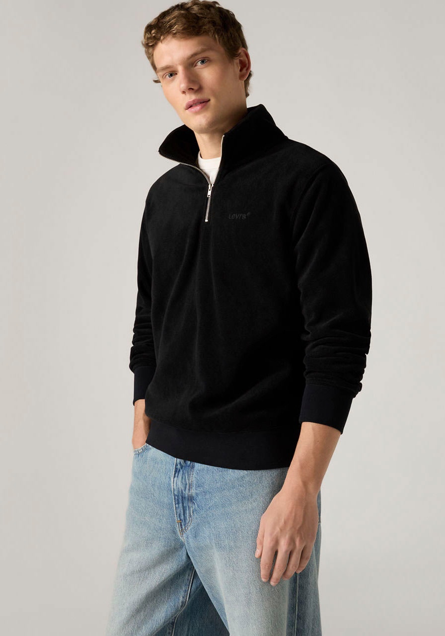 Levis Sweatshirt "ORIGINAL HM 1/4 ZIP", mit Troyer-Kragen und Logo-Stickere günstig online kaufen