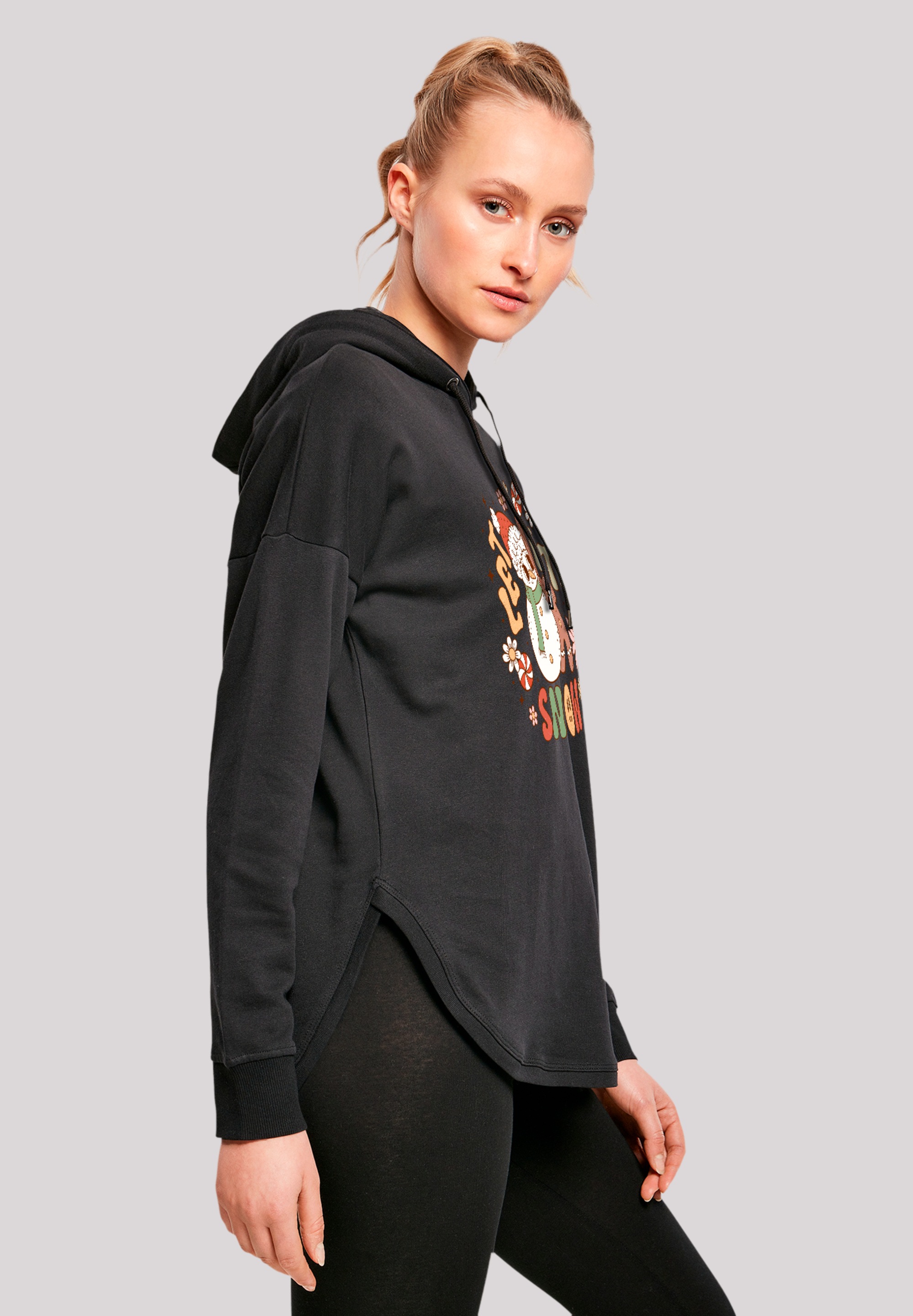 F4NT4STIC Kapuzenpullover »Let It Snow Gingerbread«, Premium Qualität, Weihnachts-Kollection