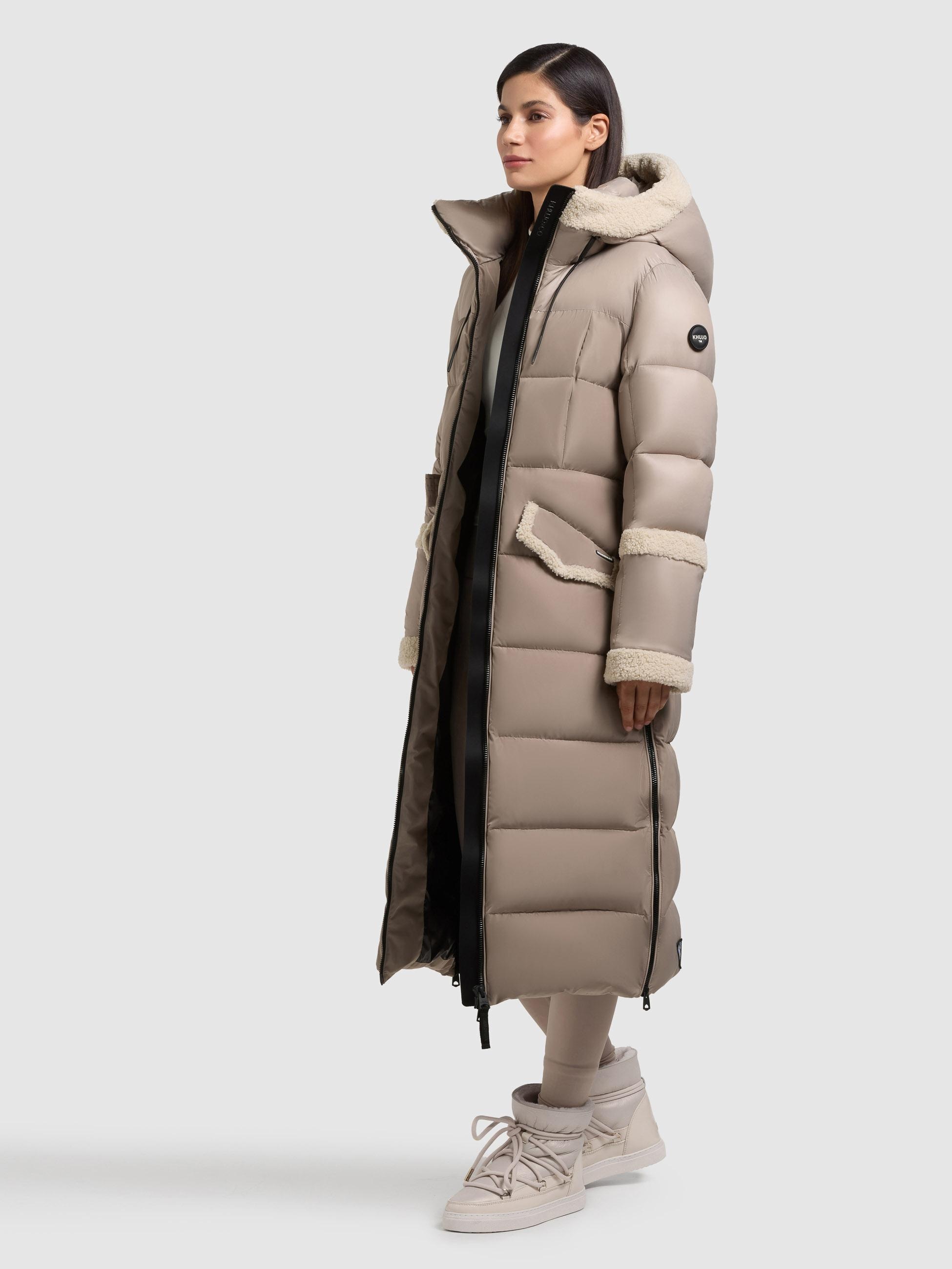 khujo Steppmantel »Julita2« Warmer Damen Hybrid-Mantel mit zahlreichen Features
