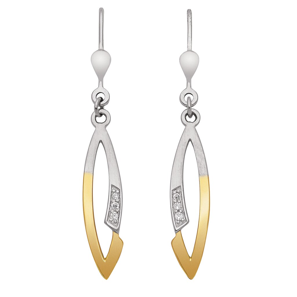 Adelia´s Paar Ohrhänger »925 Silber Ohrringe Ohrhänger« mit Zirkonia Silberschmuck für Damen Adelia´s Paar Ohrhänger »925 Silber Ohrringe Ohrhänger« mit Zirkonia Silberschmuck für Damen