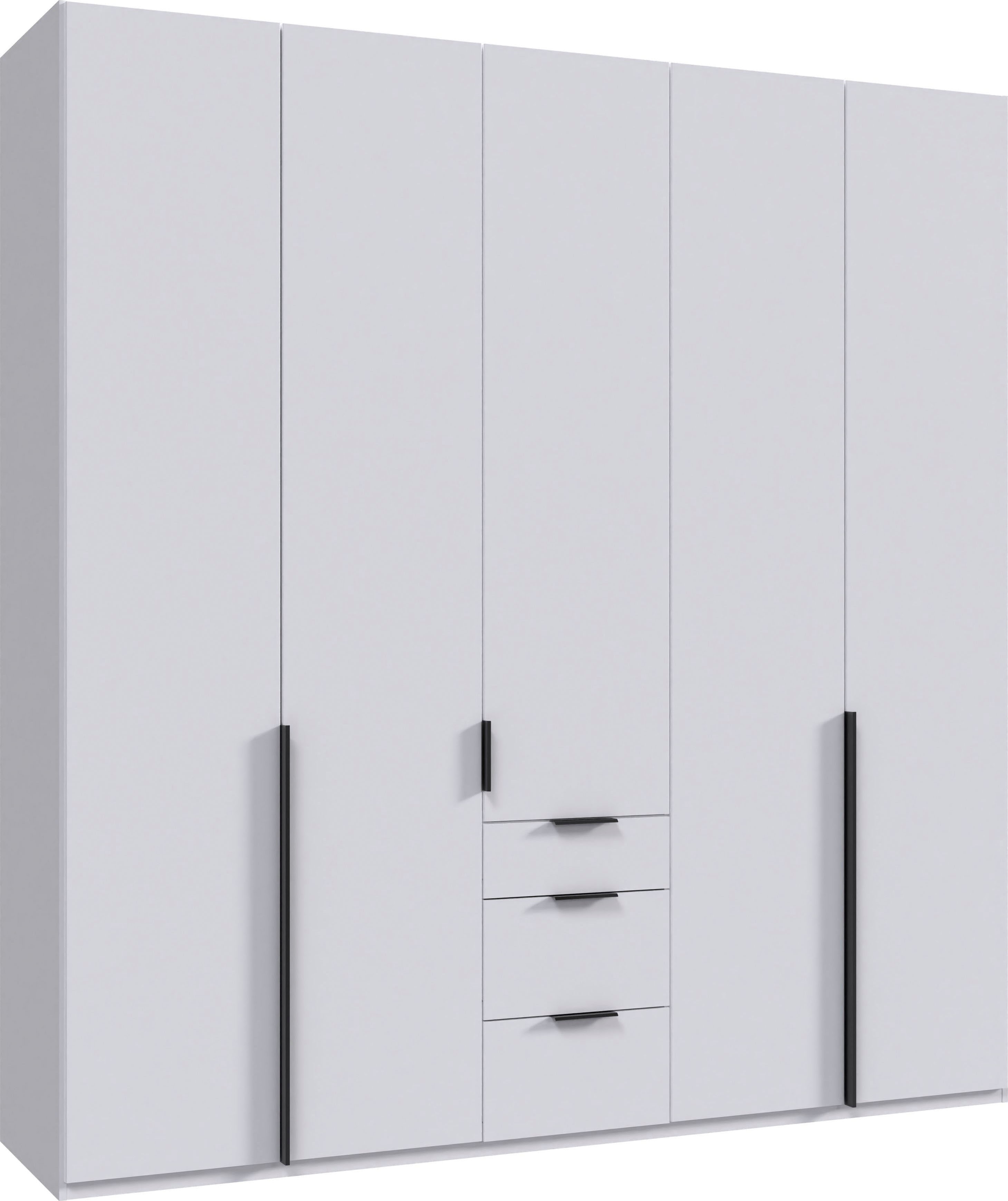 Wimex Drehtürenschrank "Mugano" mit langen oder kurzen Griffen aus Metall, in vielen Breiten, 208 oder 236 cm hoch, Made in Germany