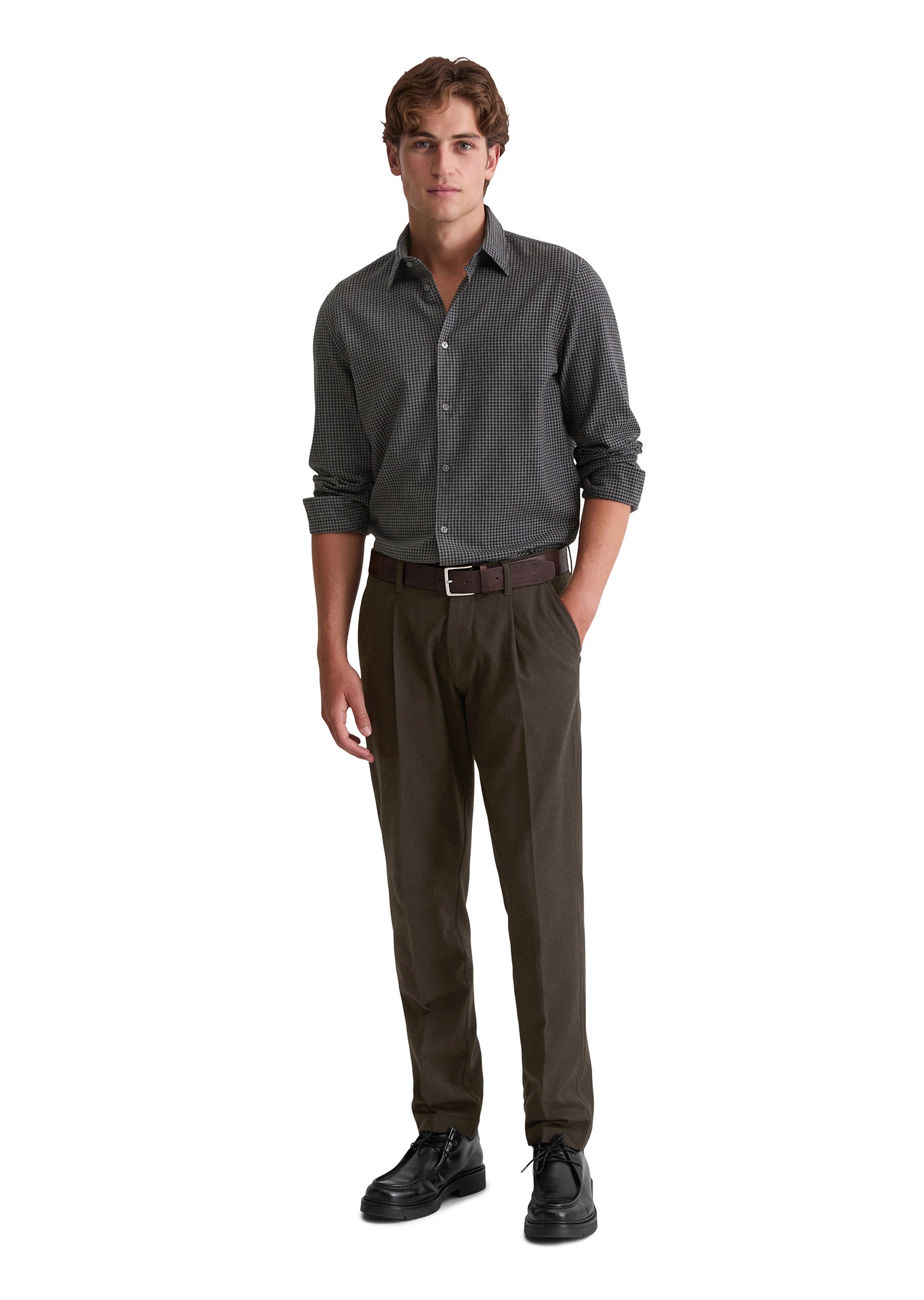 Marc O'Polo Langarmhemd »aus leichtem Bio-Baumwoll-Flanell«