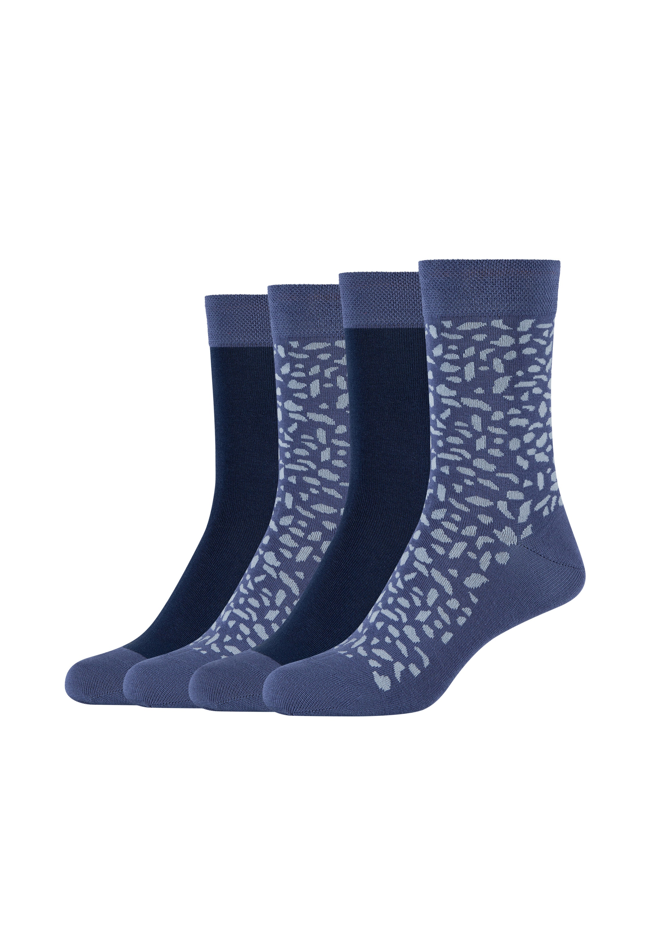 Camano Langsocken "ca-soft", (4er Pack), mit attraktivem Musterdesign günstig online kaufen