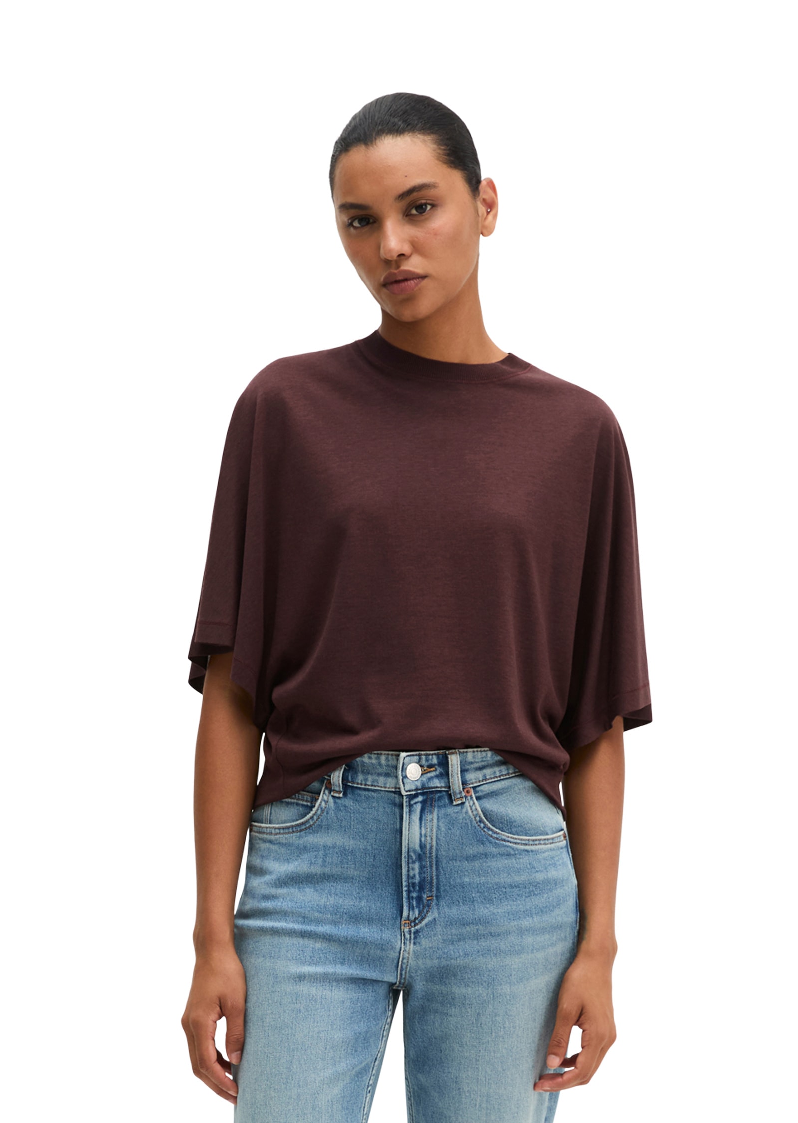 Marc OPolo T-Shirt "aus TENCEL™ Lyocell-Baumwolle-Mix"