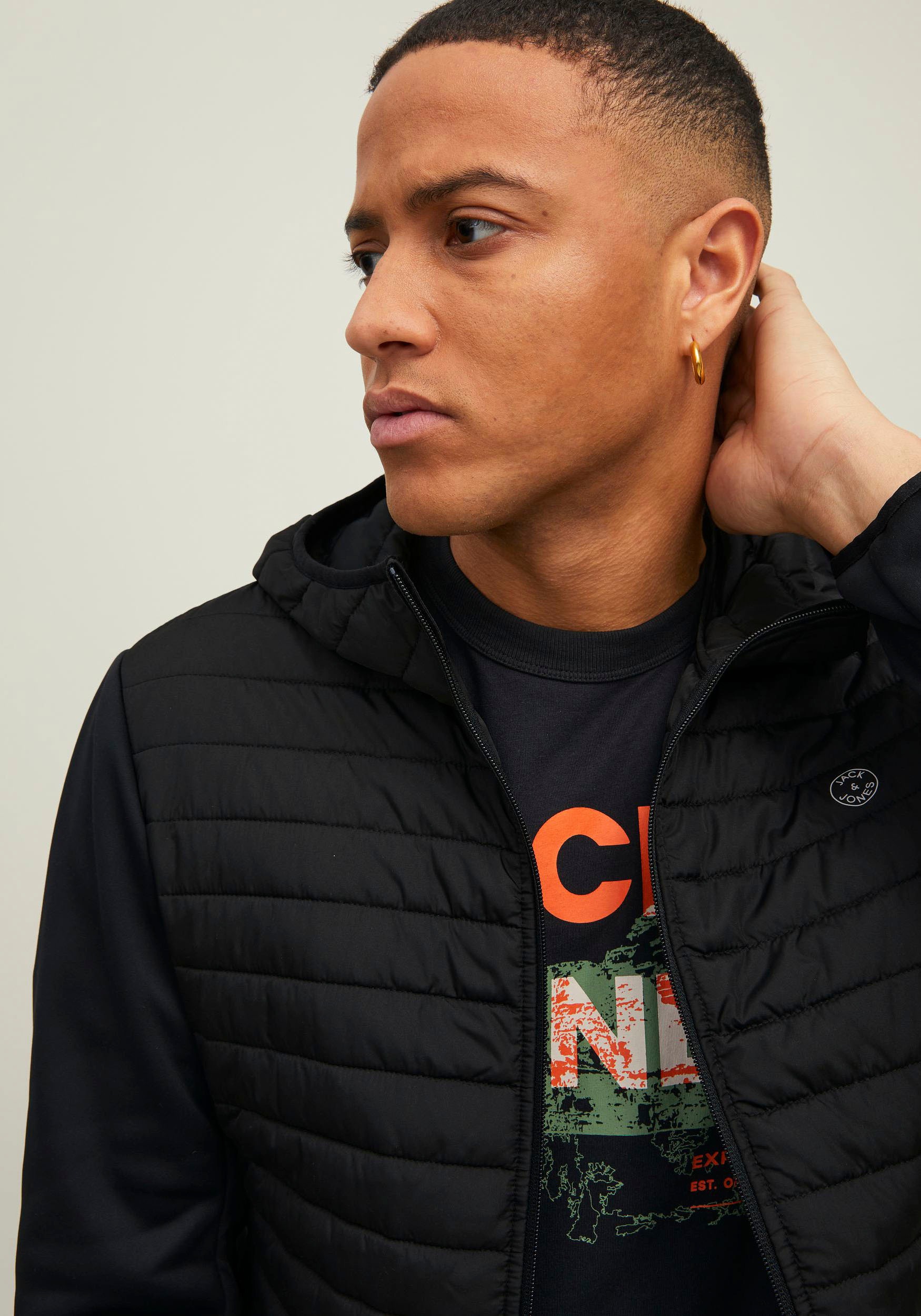 Jack & Jones Veste Matelassée Multi Black 2XL Homme 2