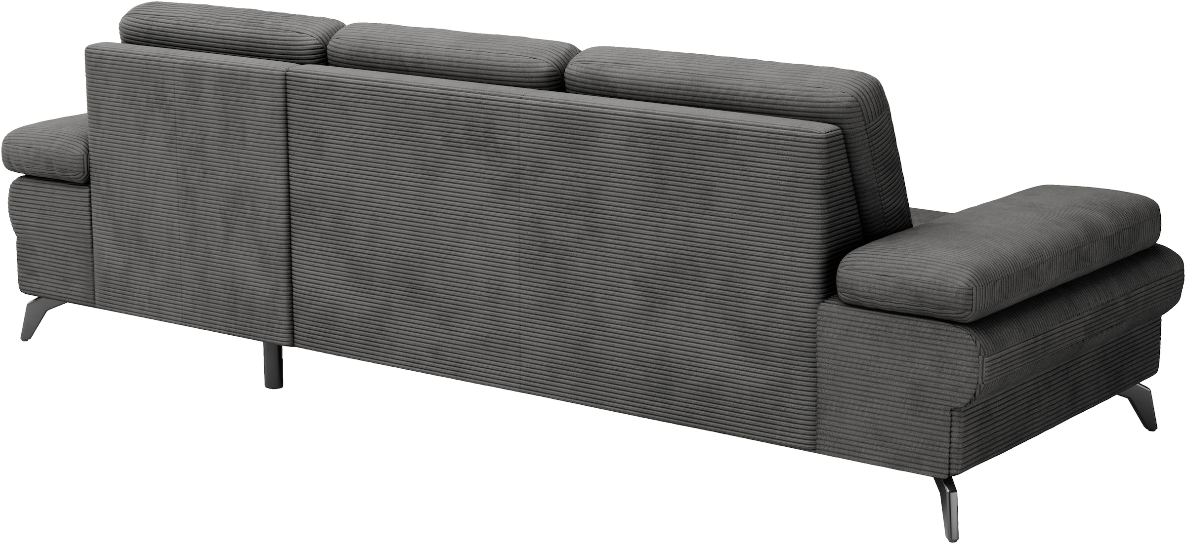 sit&more Ecksofa »Morris Jubi L-Form«, inkl. Armteilfunktion und 1 Zierkissen, wahlweise mit Bettfunktion